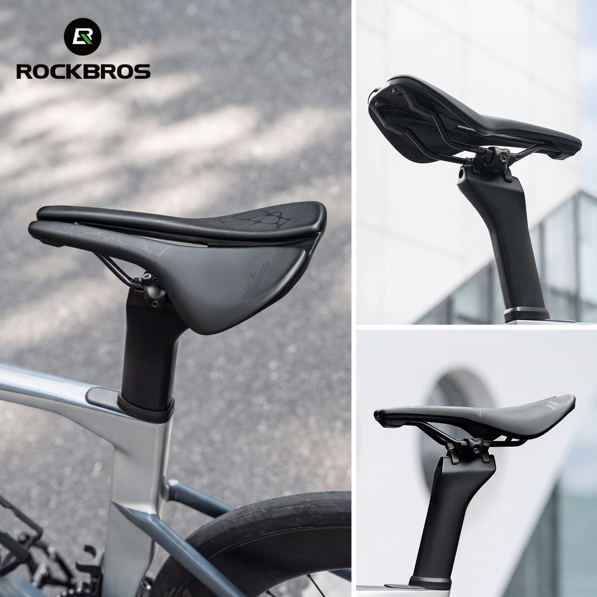 Ergonomic Bike Saddle with Cr-Mo Rails