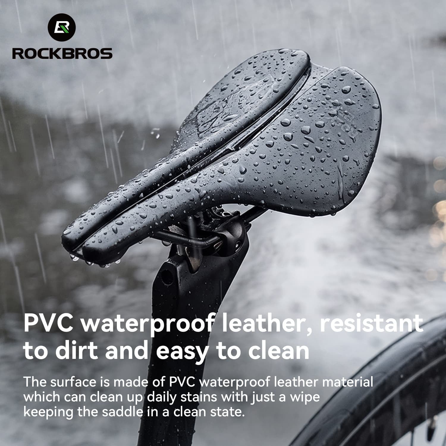 Ergonomic Bike Saddle with Cr-Mo Rails