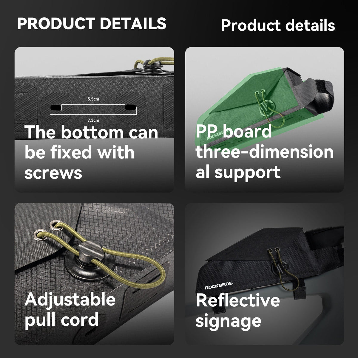 0.8L Top Tube Bike Bag