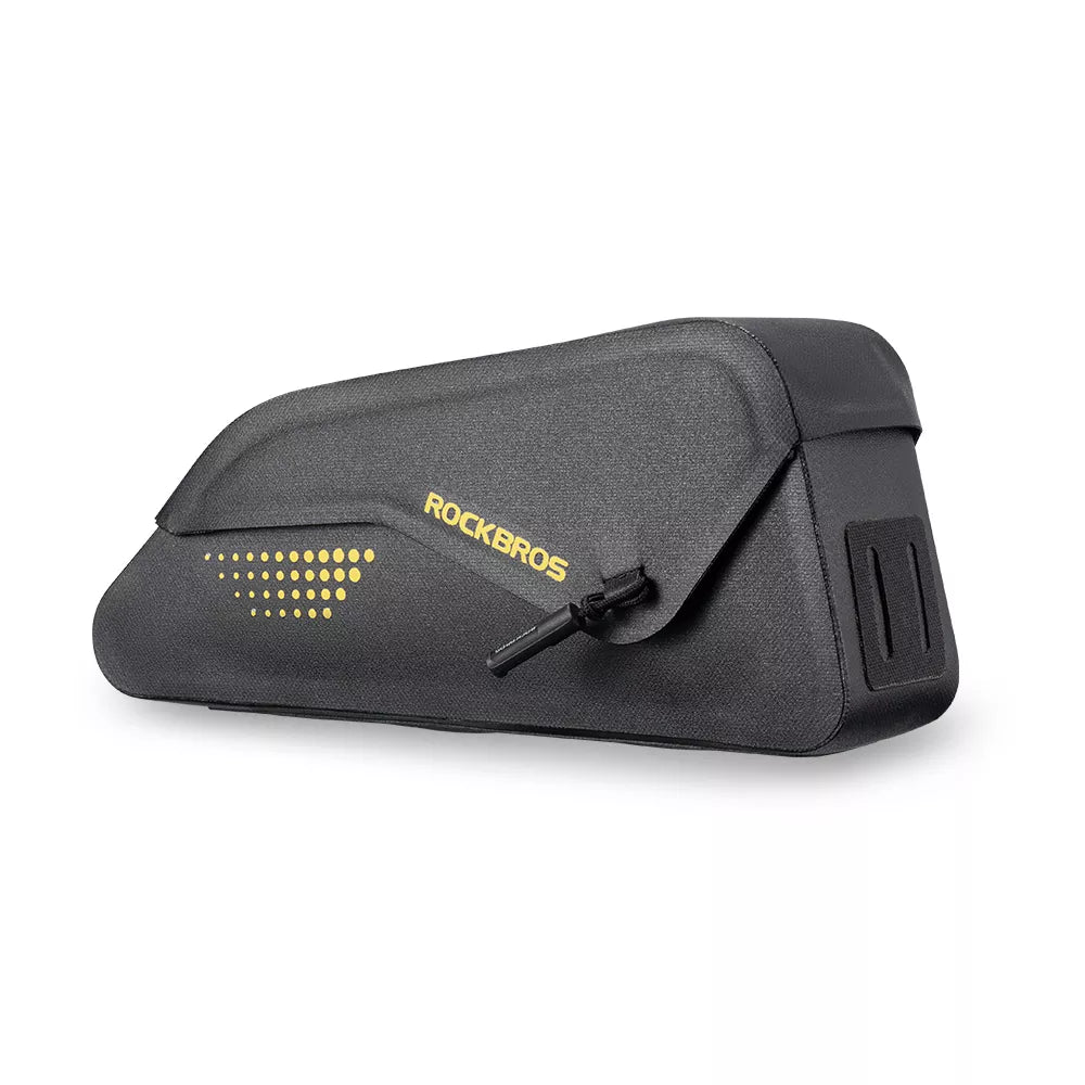 Waterproof magnetic bike top tube bag