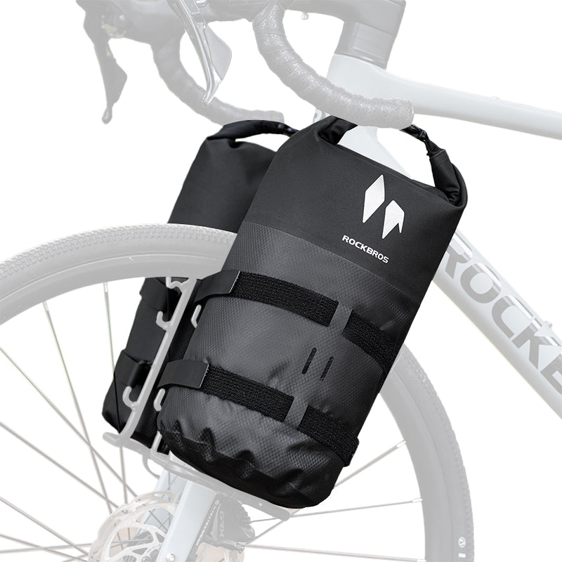 RideMate 100% Waterproof Front Fork Rack Bag 7L AS-156