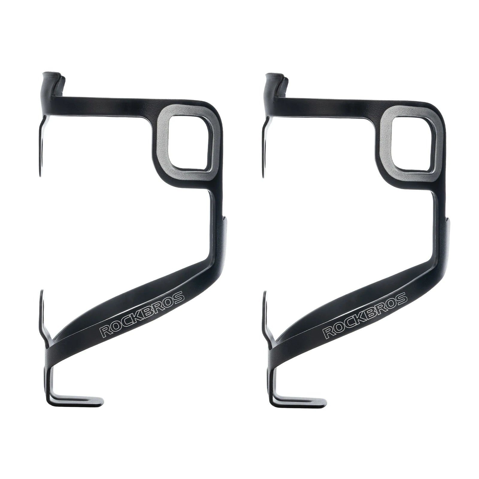 Single aluminium bike bottle cage lightweight design#color_Black