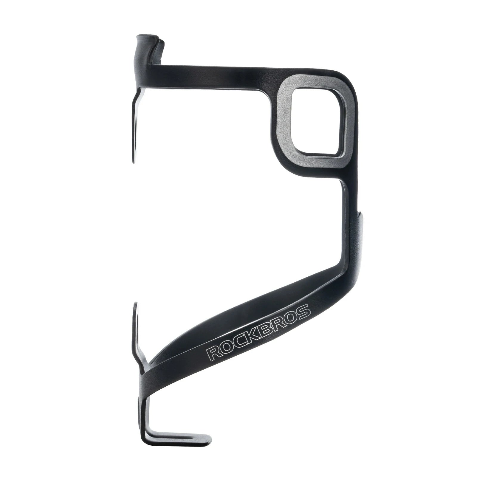 Single aluminium bike bottle cage lightweight design#color_Black