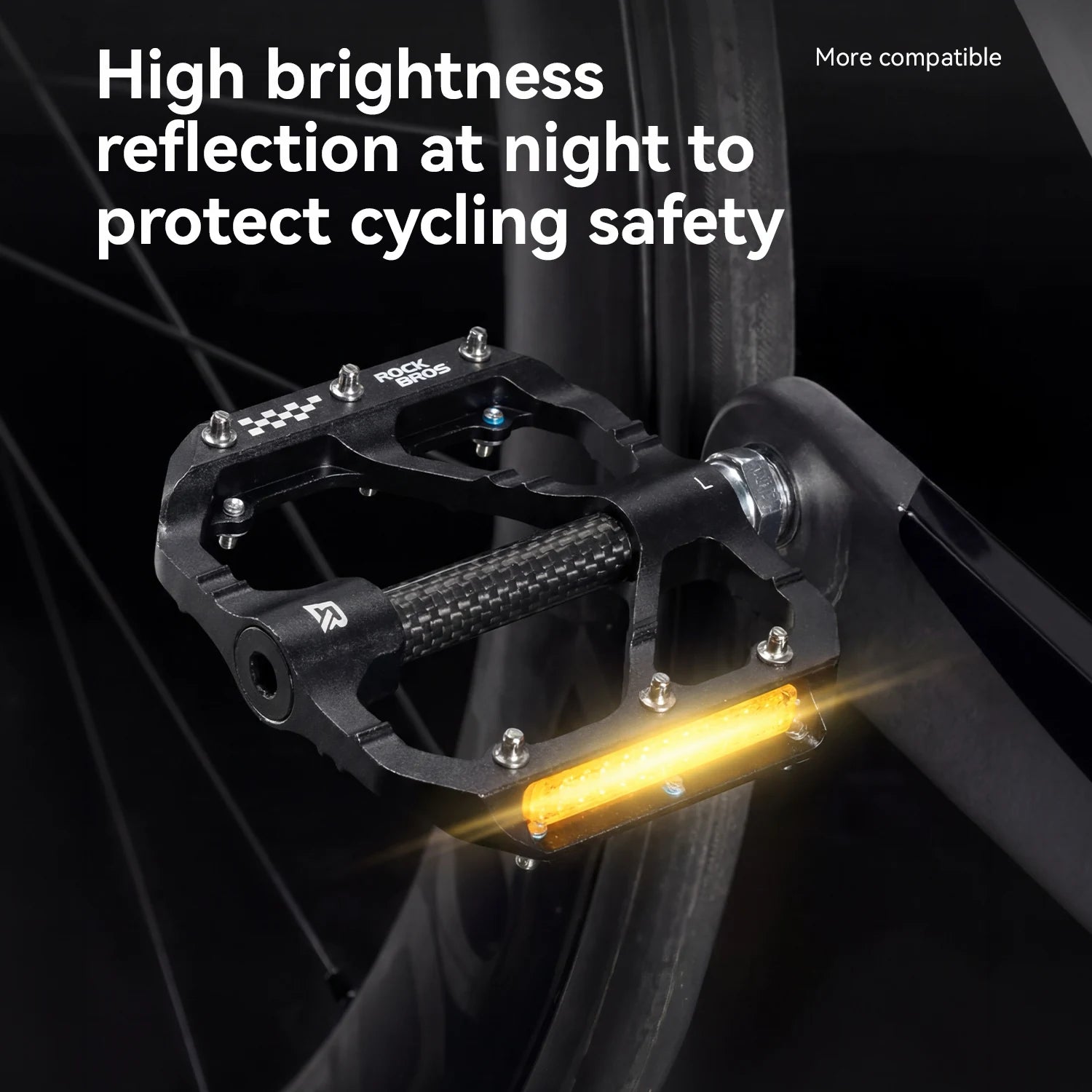 Aluminium Bike Pedals with Sealed Bearings