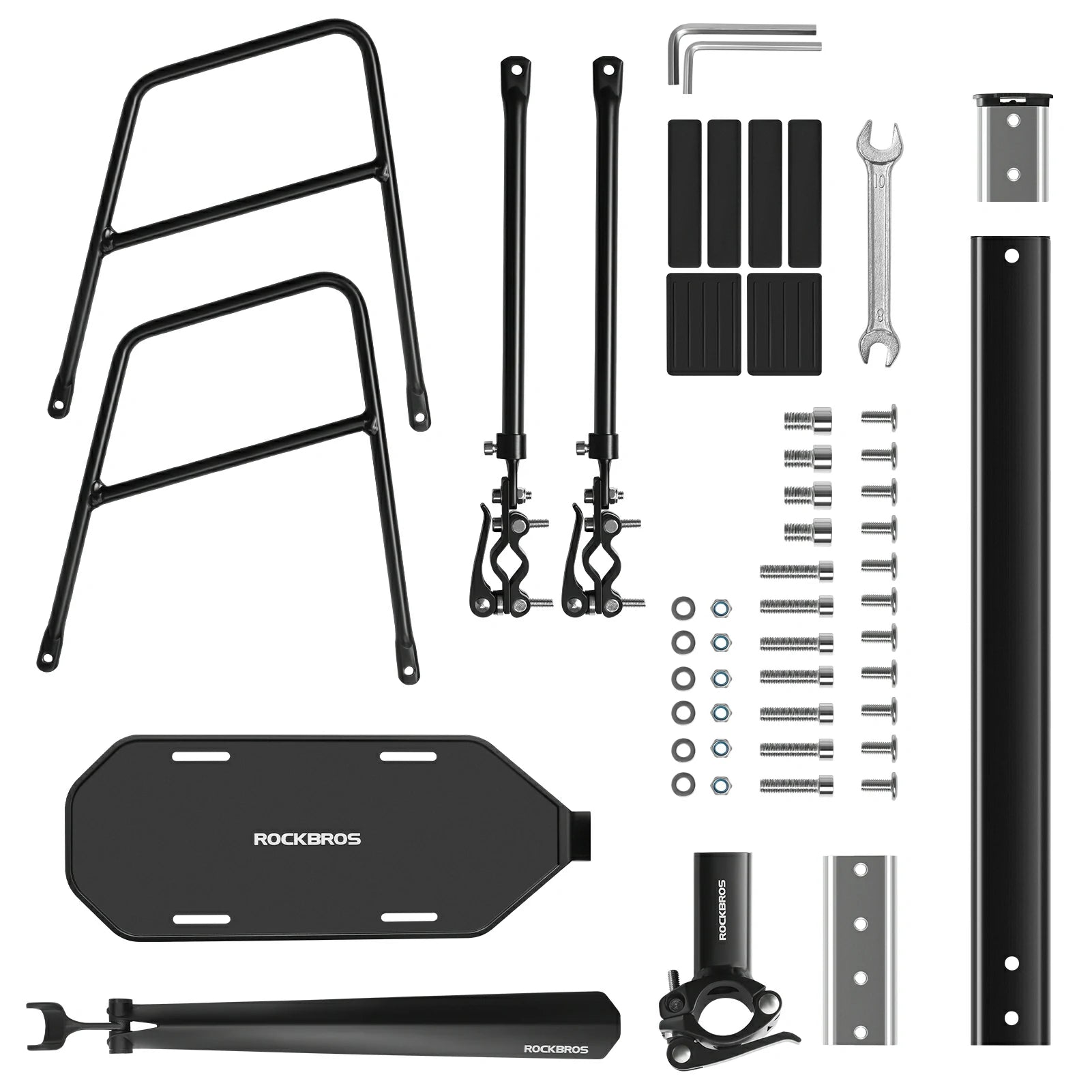 Aluminium Rear Bike Rack With Mudguard
