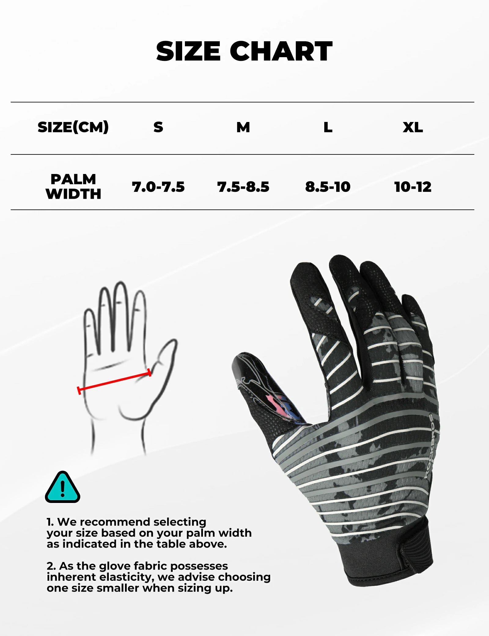 ROCKBROS american football gloves high grip for adults