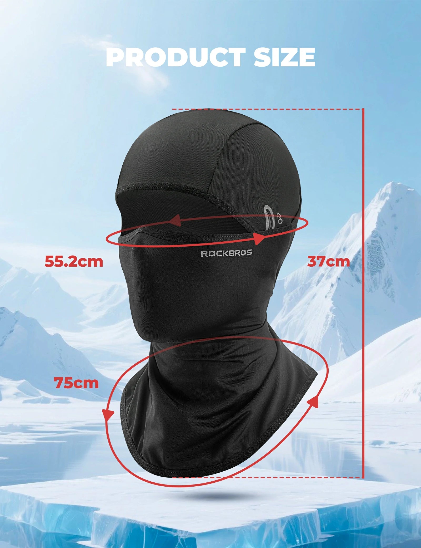 ROCKBROS balaclava uv protection breathable quick-dry cycling mask