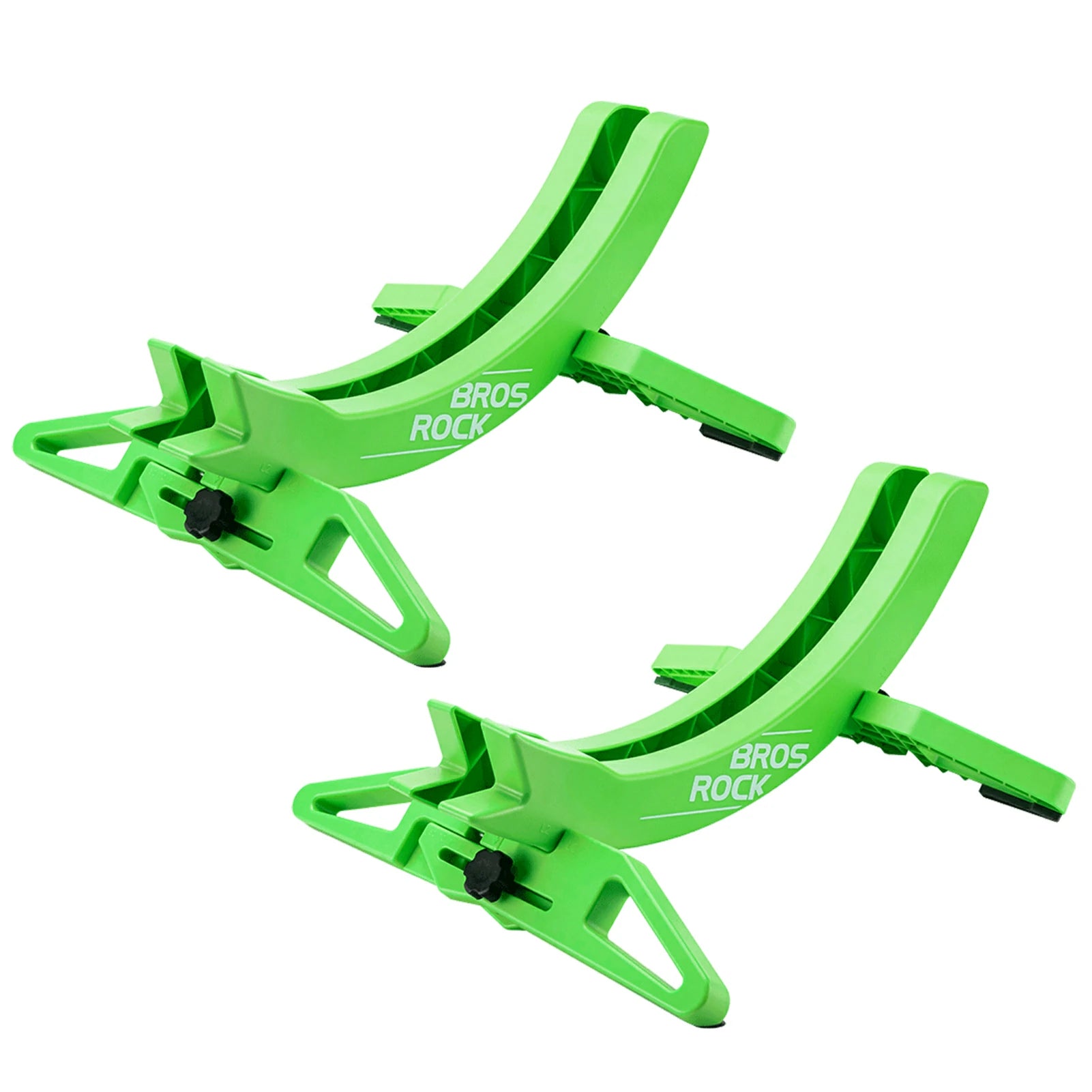 ROCKBROS Bicycle Floor Parking Rack Stand for all 26-80mm Wide Tires #Color_Green*2