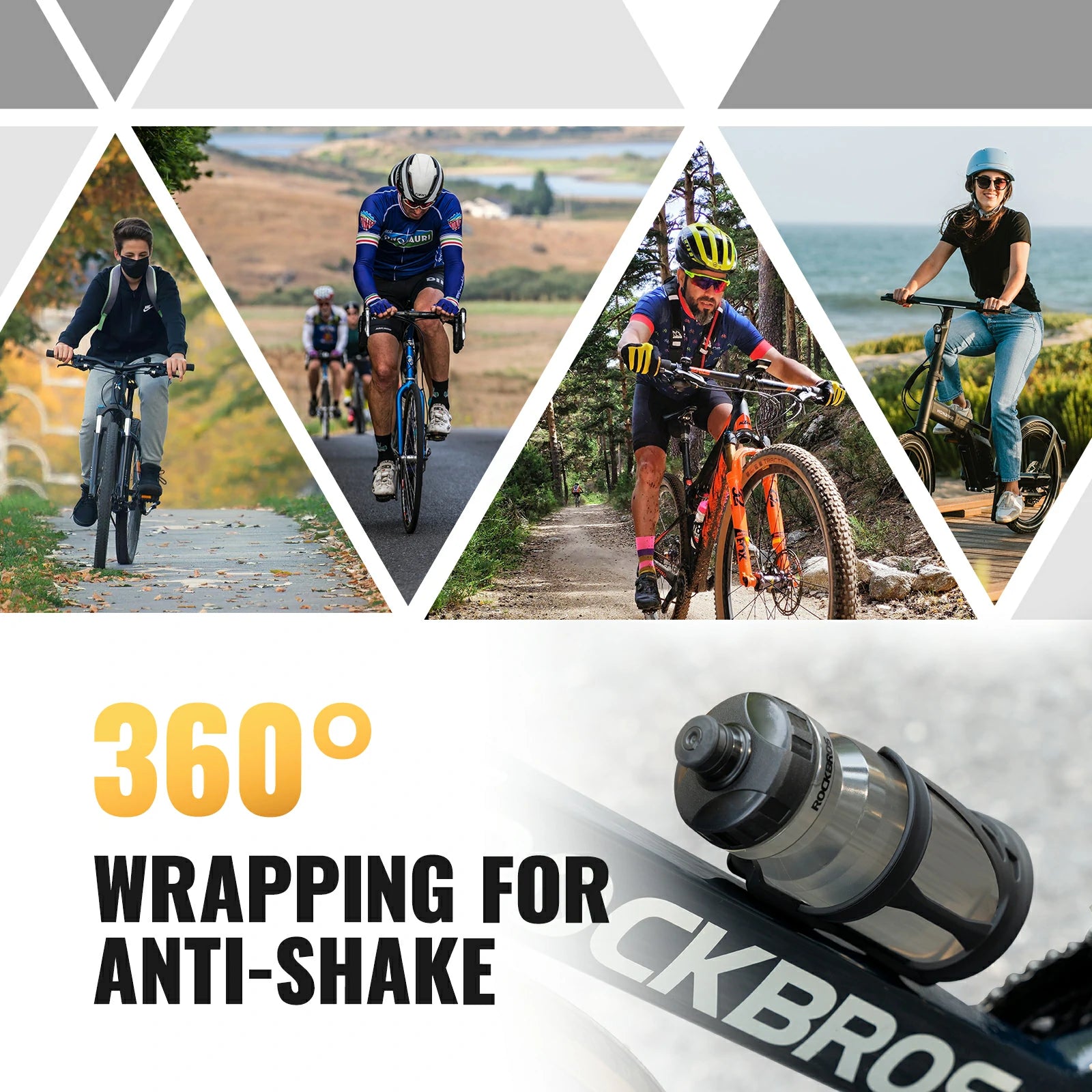 Bike bottle cage side open holder for road and mountain bikes