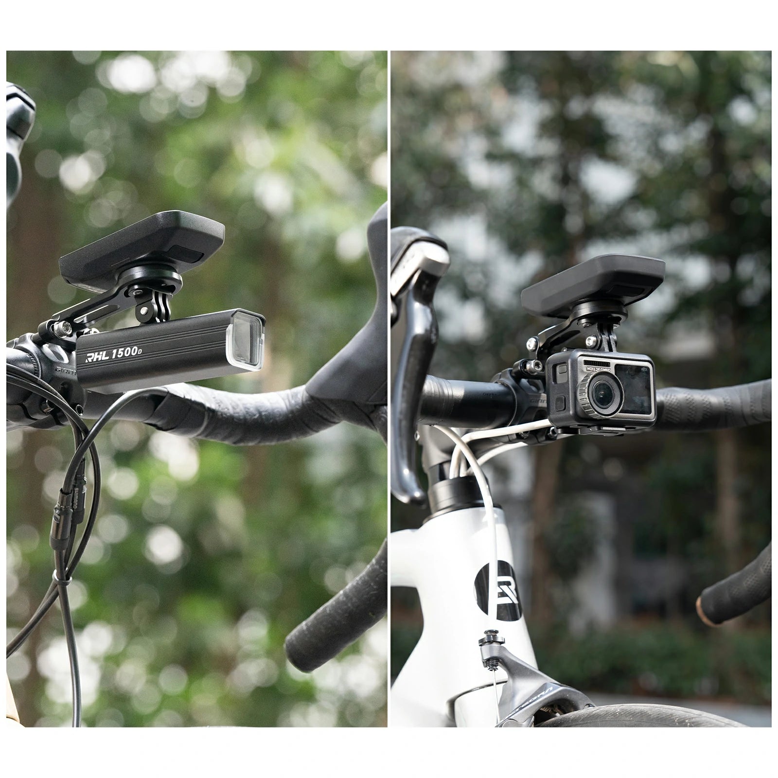 Durable aluminium alloy Garmin and Bryton bicycle computer mount