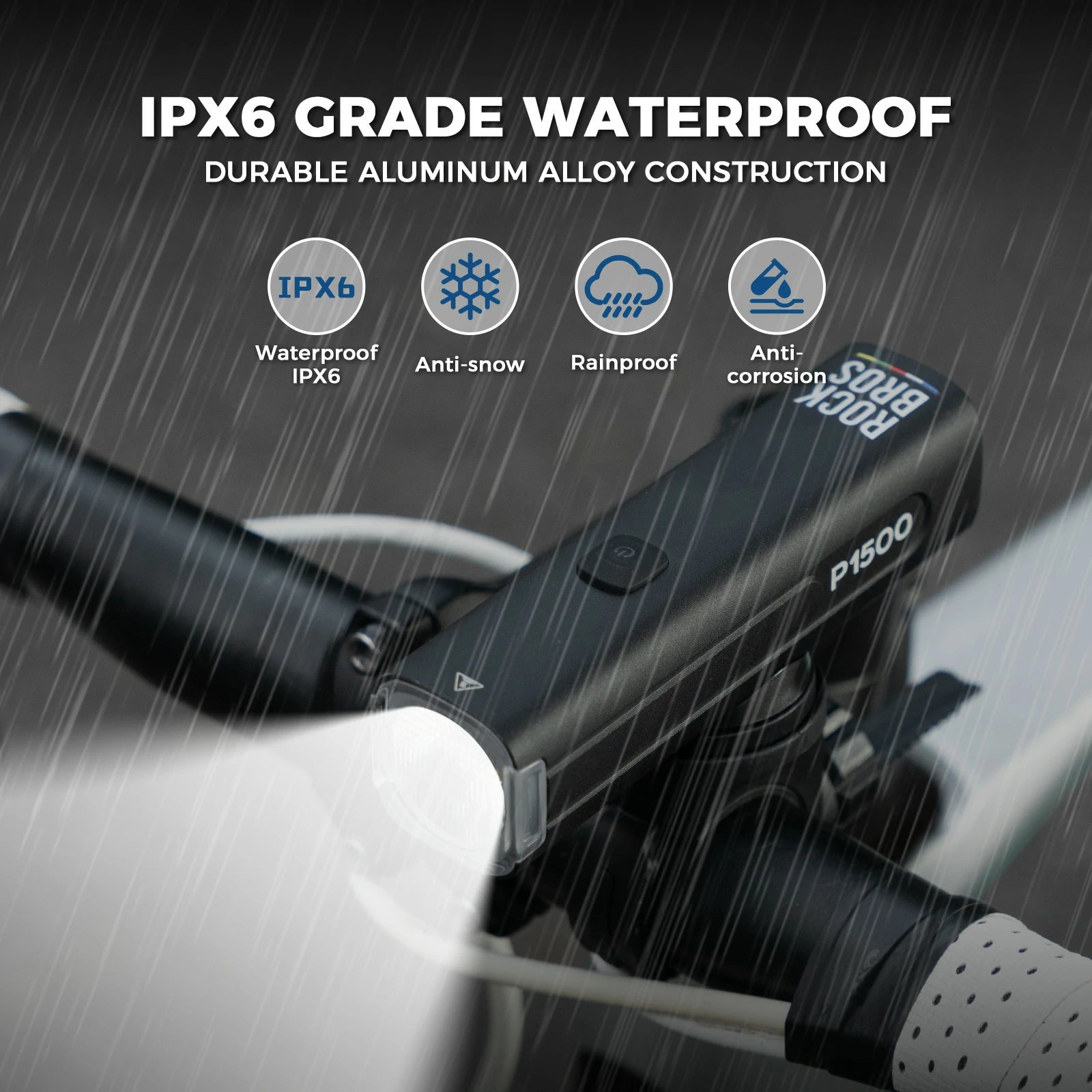 Up to 1500 Lumens Bike Headlight#Size_1500ml