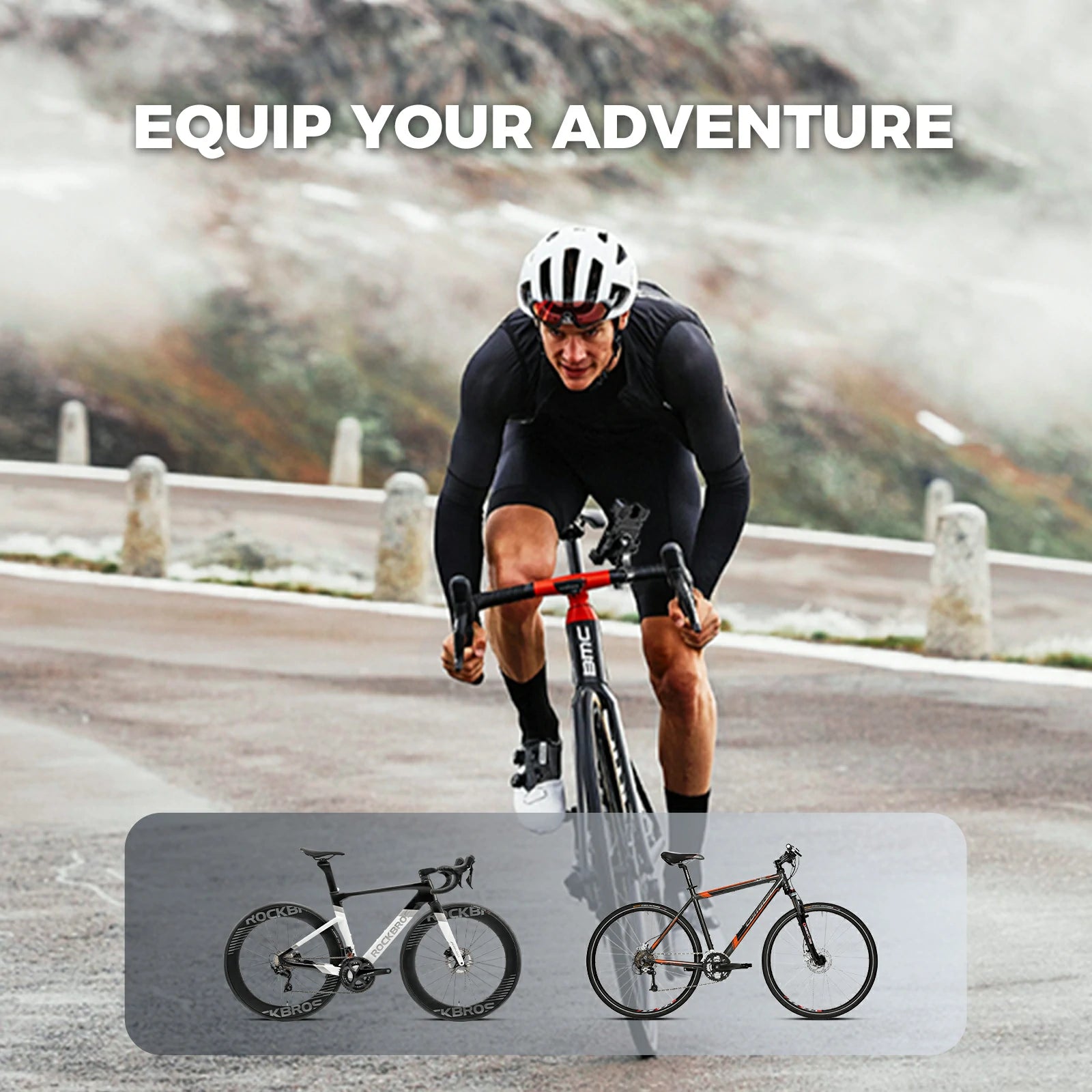 360 degree rotating bike phone holder for iPhone or smartphone