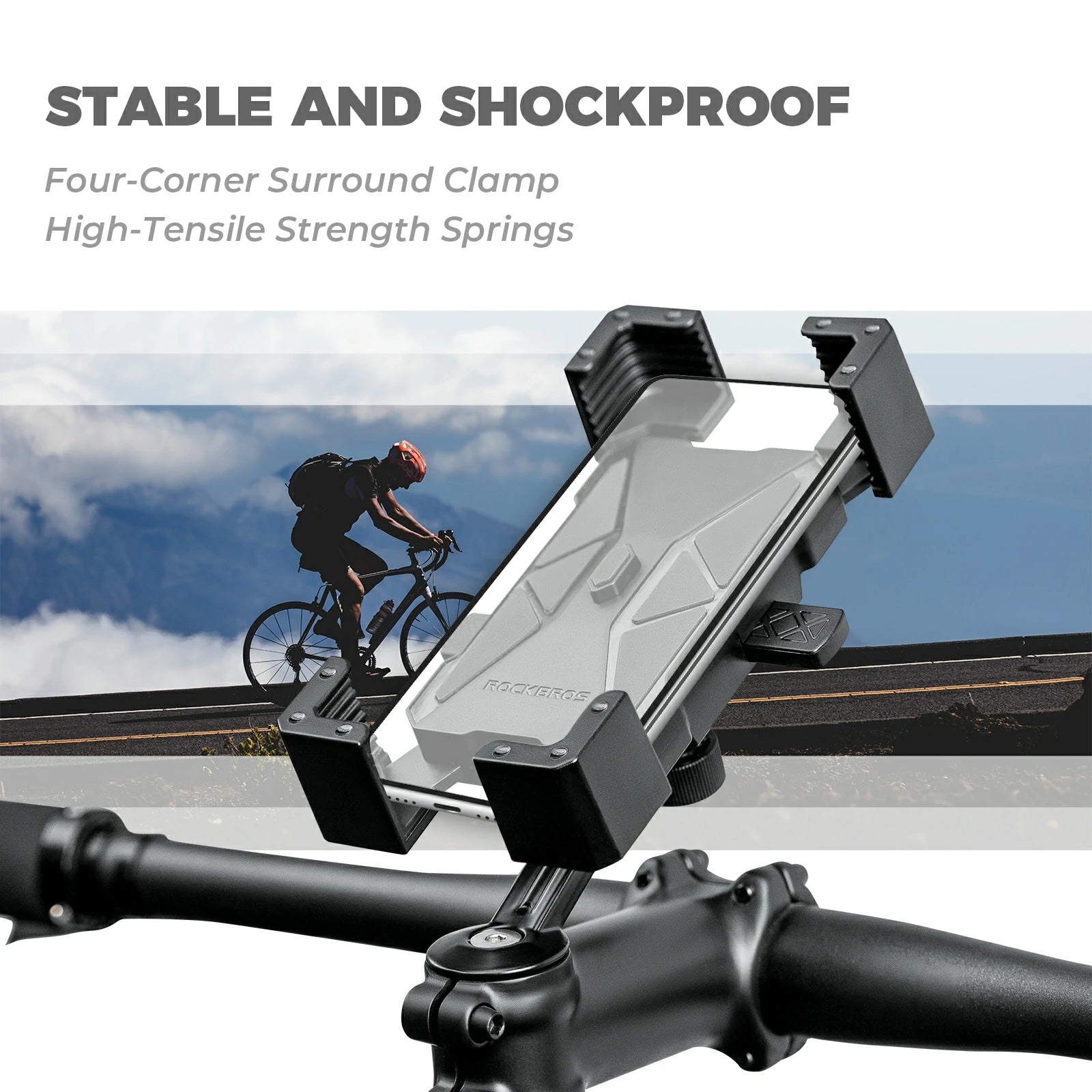 360 degree rotating bike phone holder for iPhone or smartphone