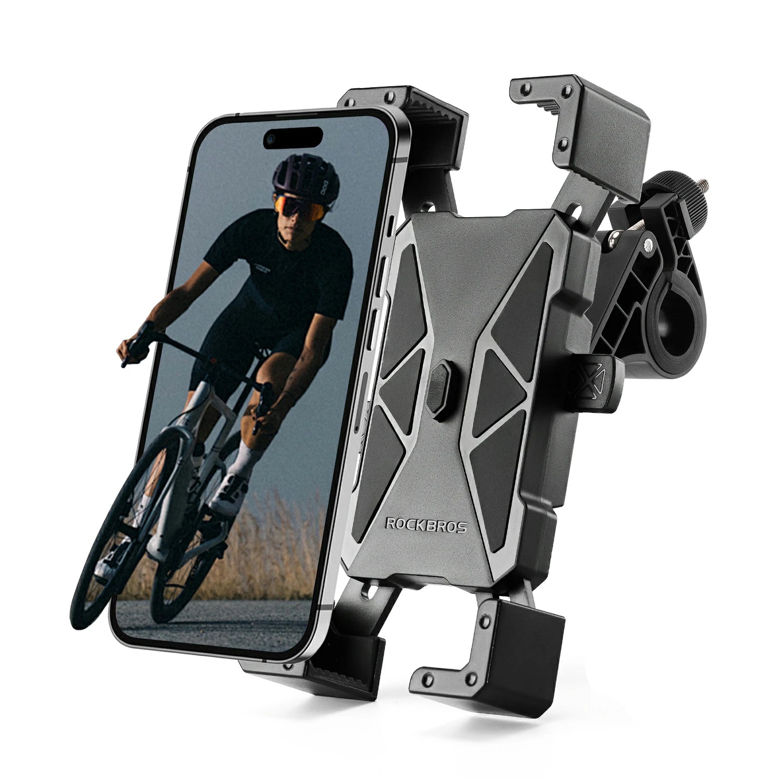 360 degree rotating bike phone holder for iPhone or smartphone#Color_Black