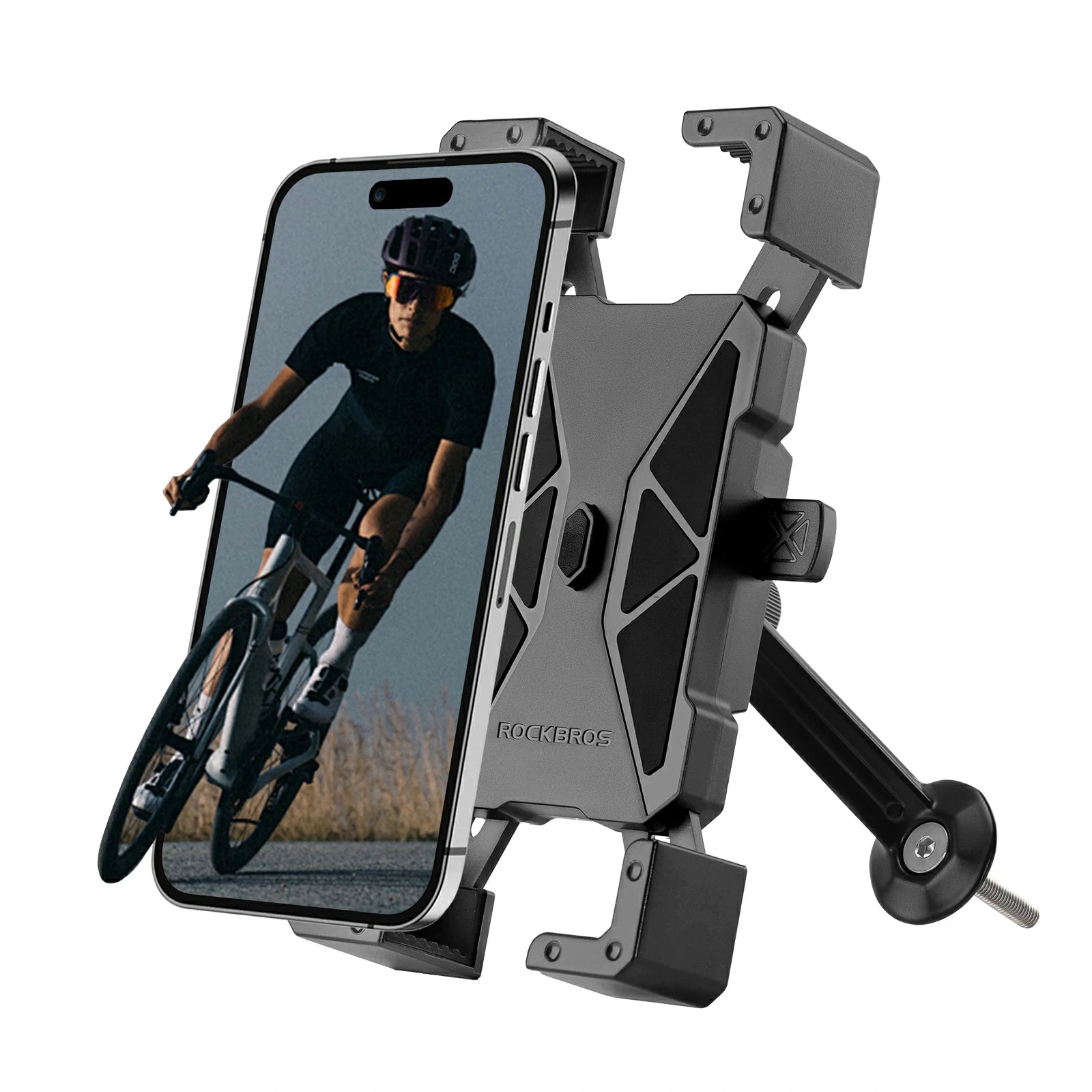 360 degree rotating bike phone holder for iPhone or smartphone#Color_Black
