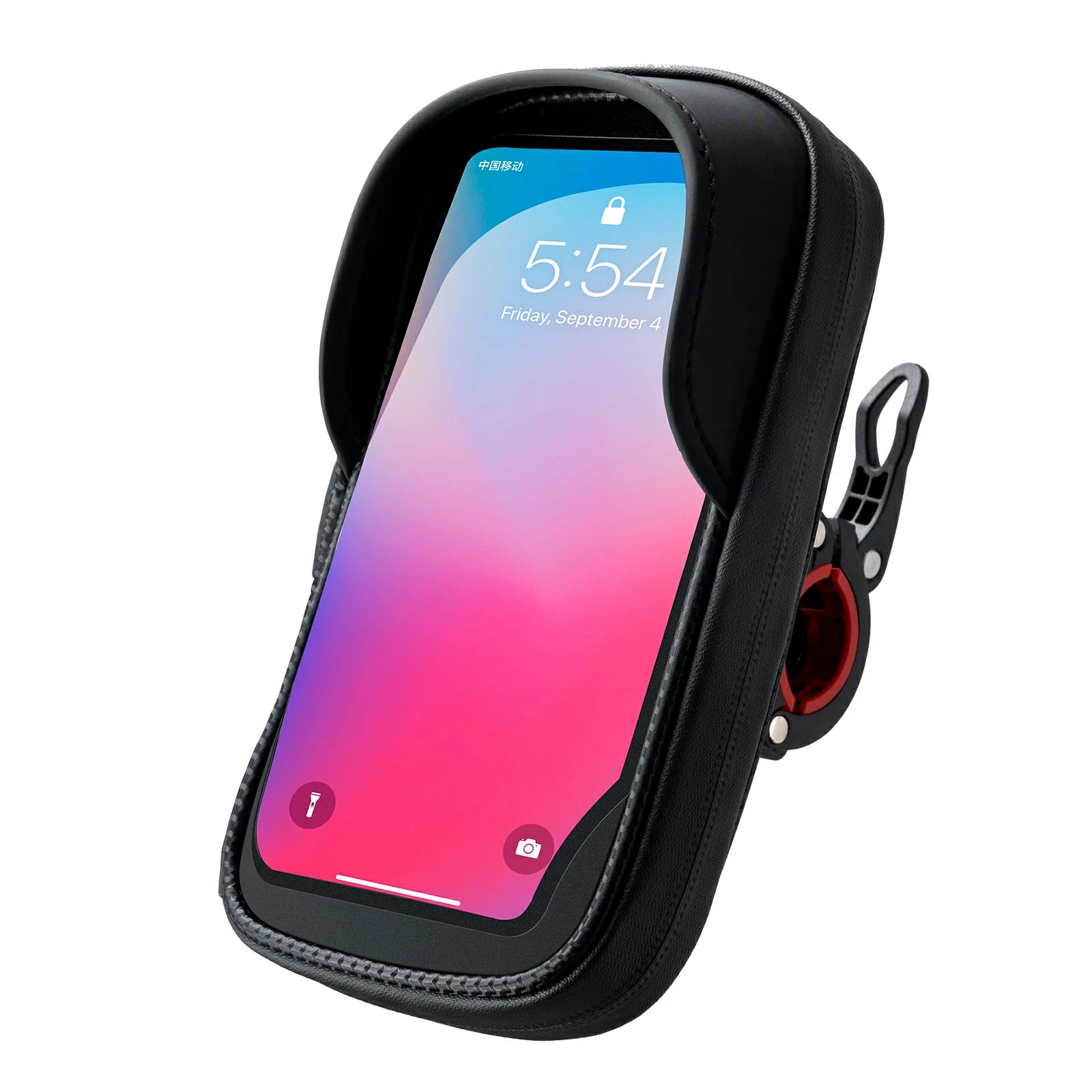 Bike Phone Mount Bag with 360° Rotation & Touch Screen
