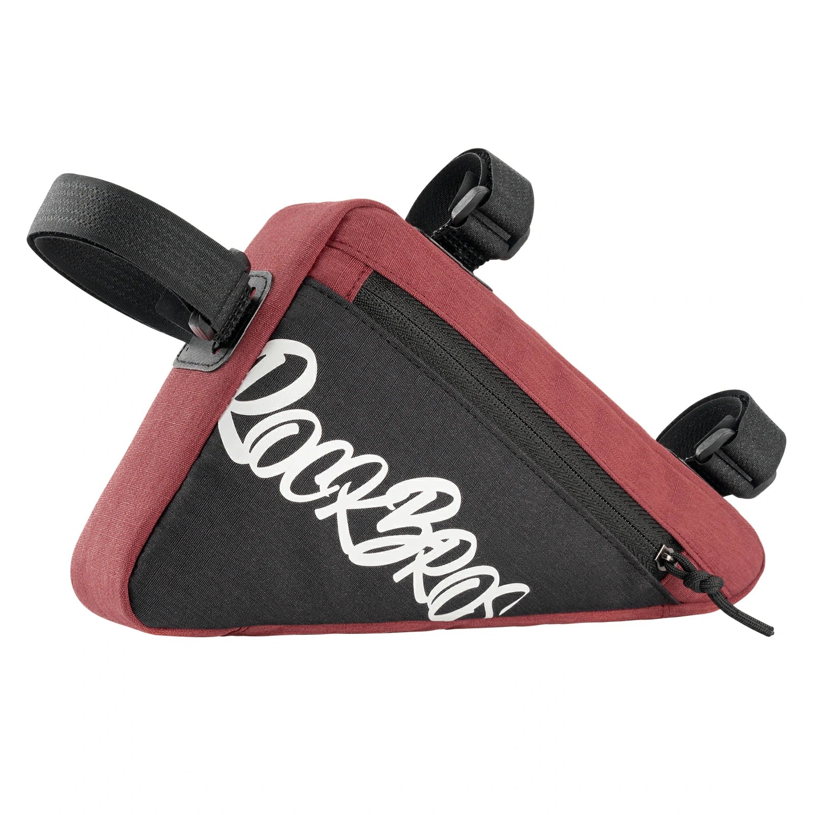 Red Bike Triangle Frame Bag Small Cycling Tool Essentials Storage 0.8L#Capacity_0.8L