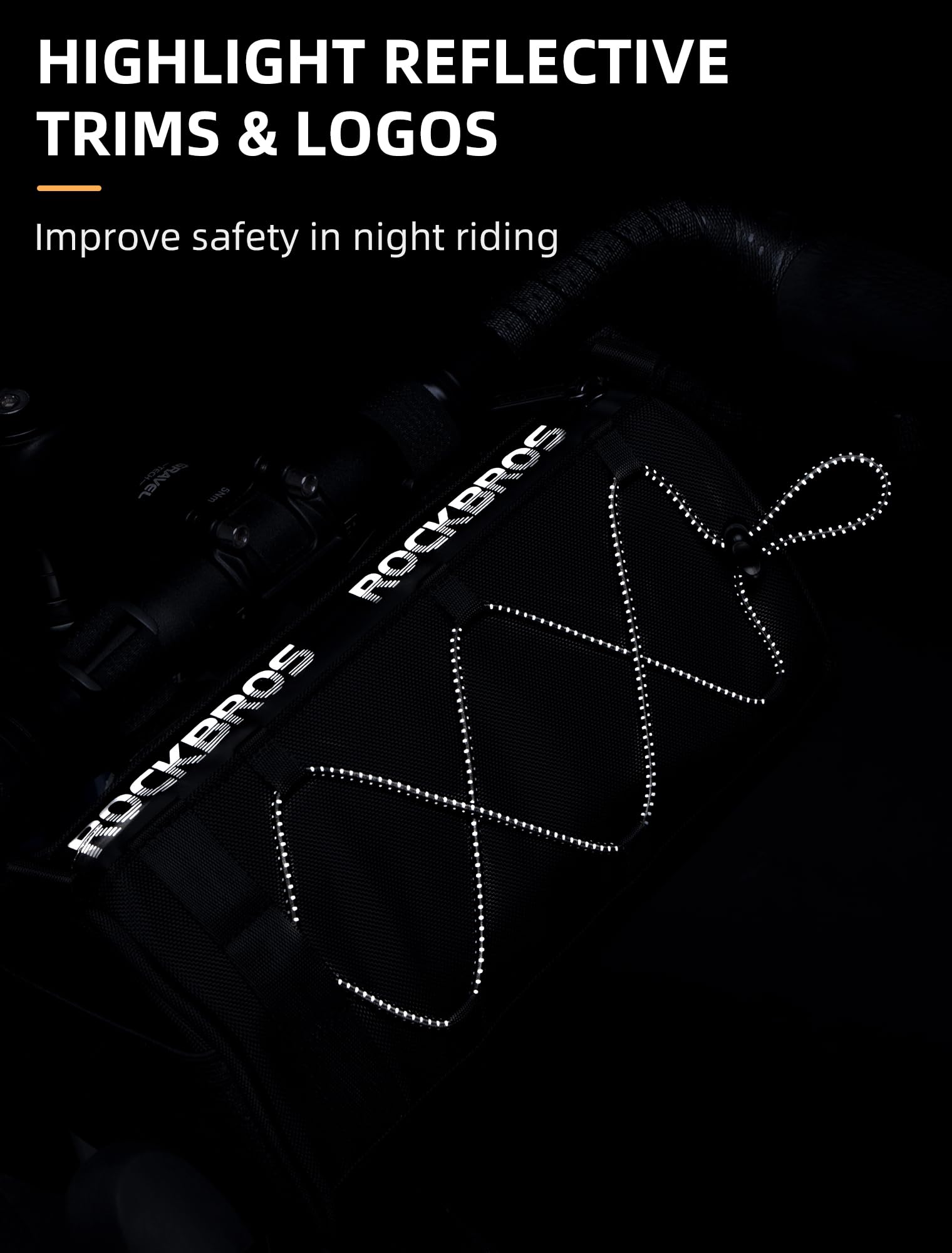 ROCKBROS Bicycle Handlebar Bag with Shoulder Strap 1.5L