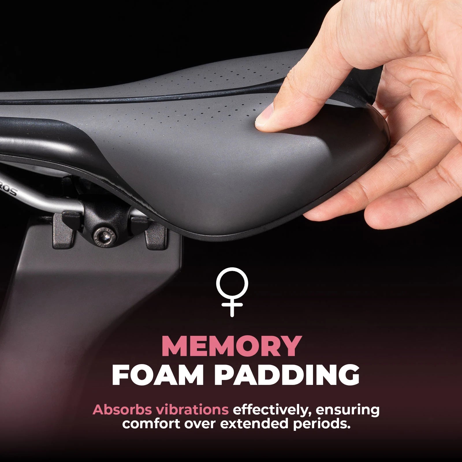 Comfort Bike Saddle with Shock Absorbing Foam#Type_Womens