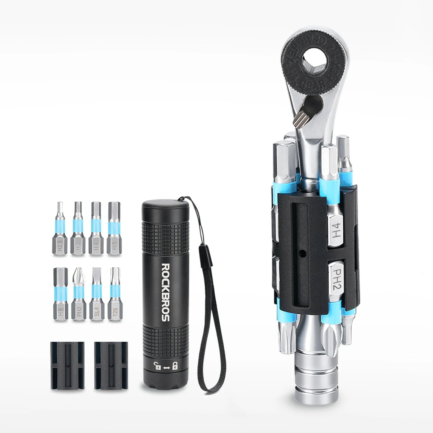 Compact Ratchet Tool Set Lightweight Cycling & Everyday Repair Kit