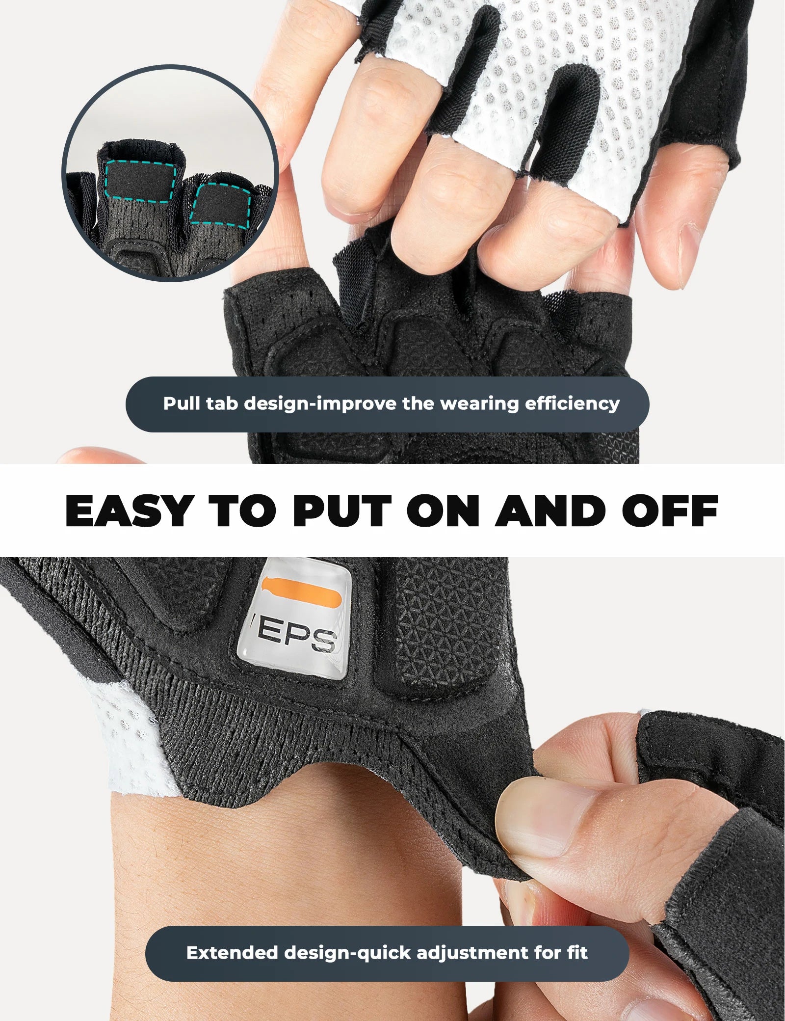 half finger cycling gloves with SBR padding for comfortable bike riding and grip