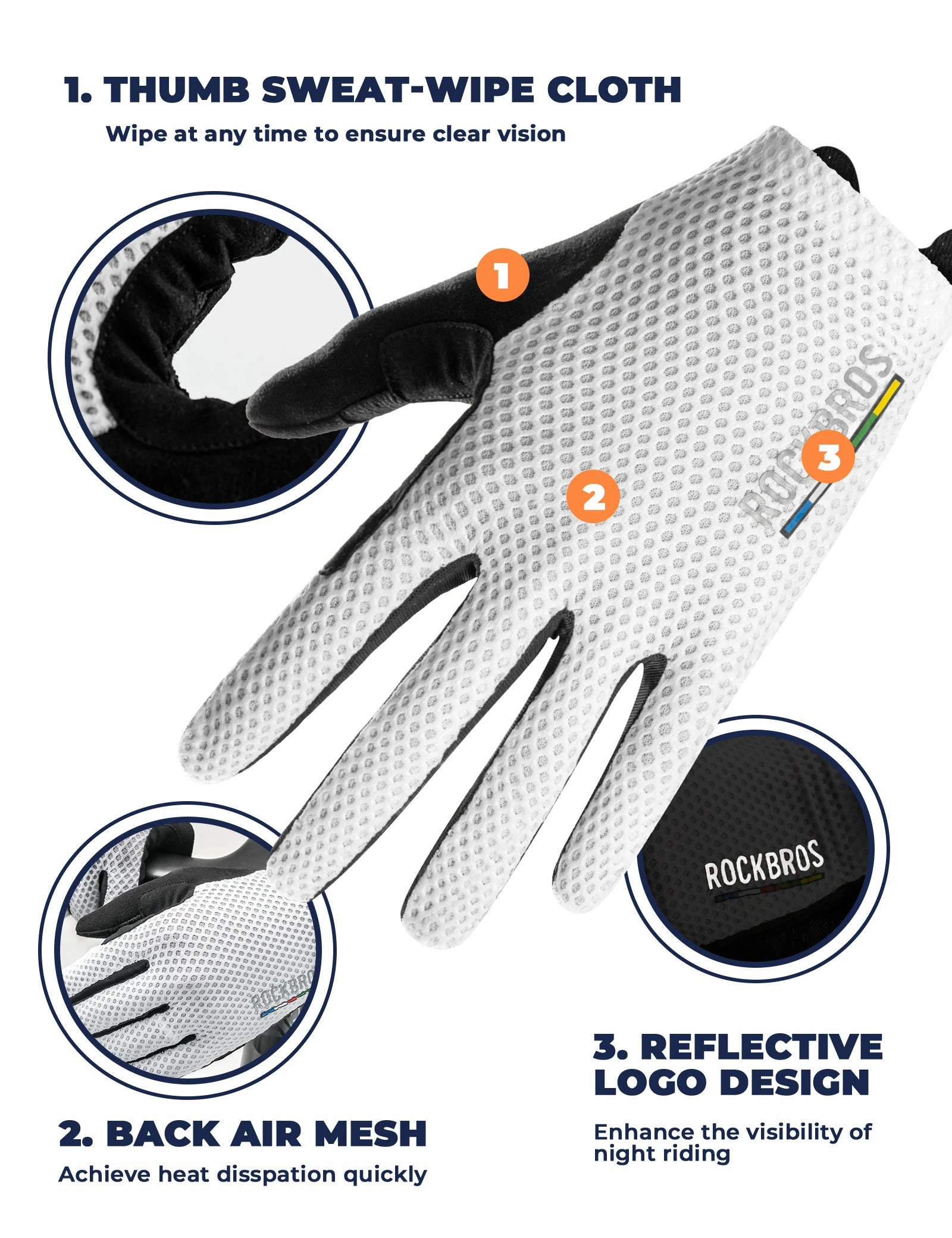 padded cycling gloves with touchscreen fingertips for comfortable and secure bike riding