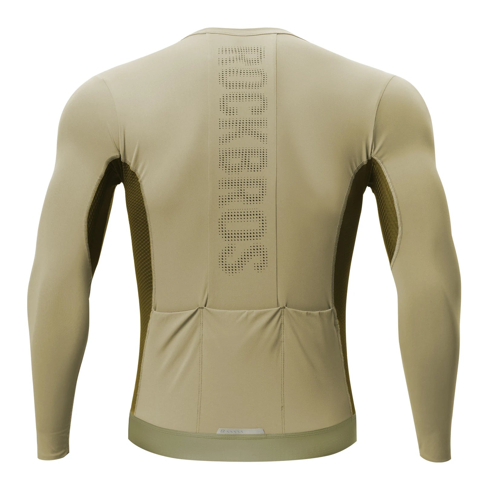 ROCKBROS cycling jersey long sleeve breathable 3 pocket#Color_Brown