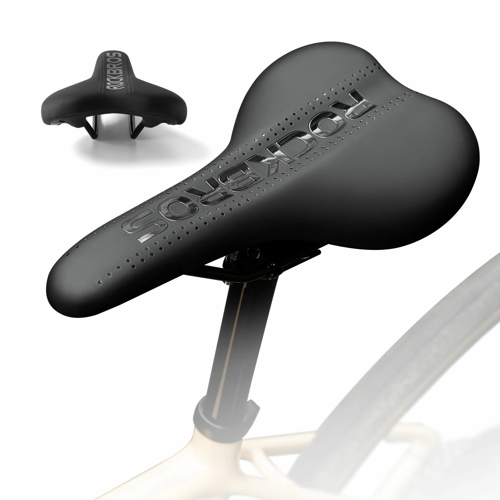 ROCKBROS ergonomic bike saddle soft high-density foam seat