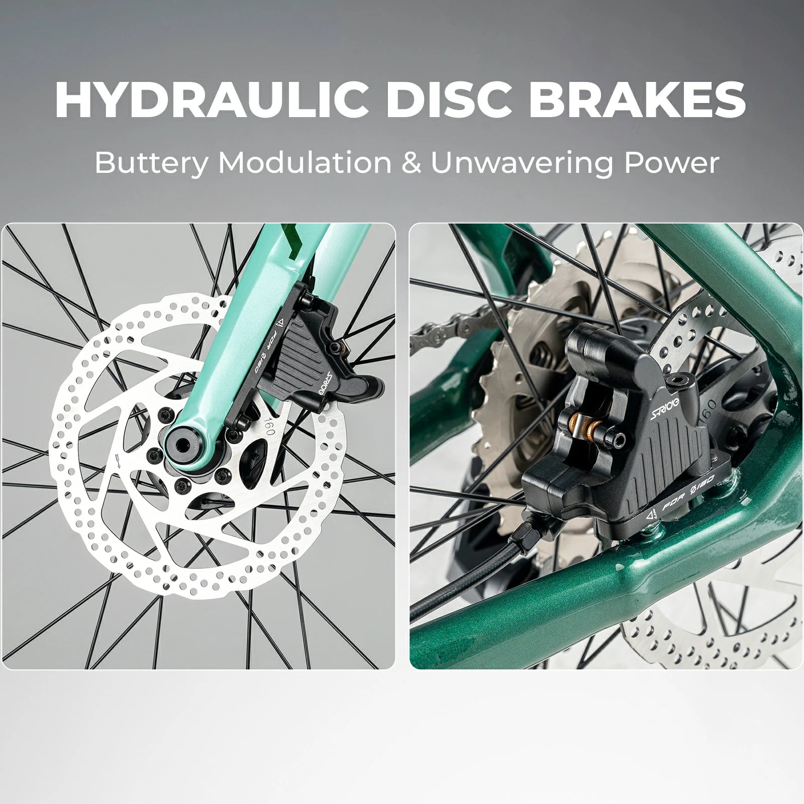 FLR-W3 Aluminum Road Bike#color_Green