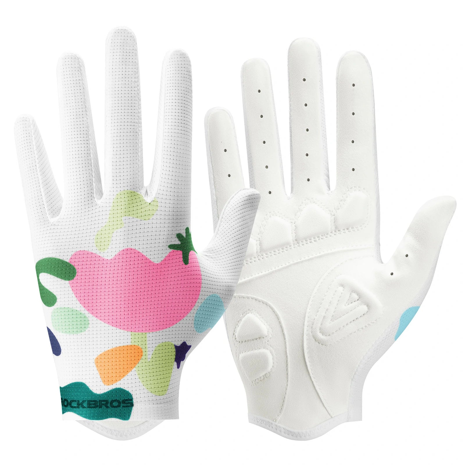 ROCKBROS full finger cycling gloves colourful breathable
#Pattern_Flower
