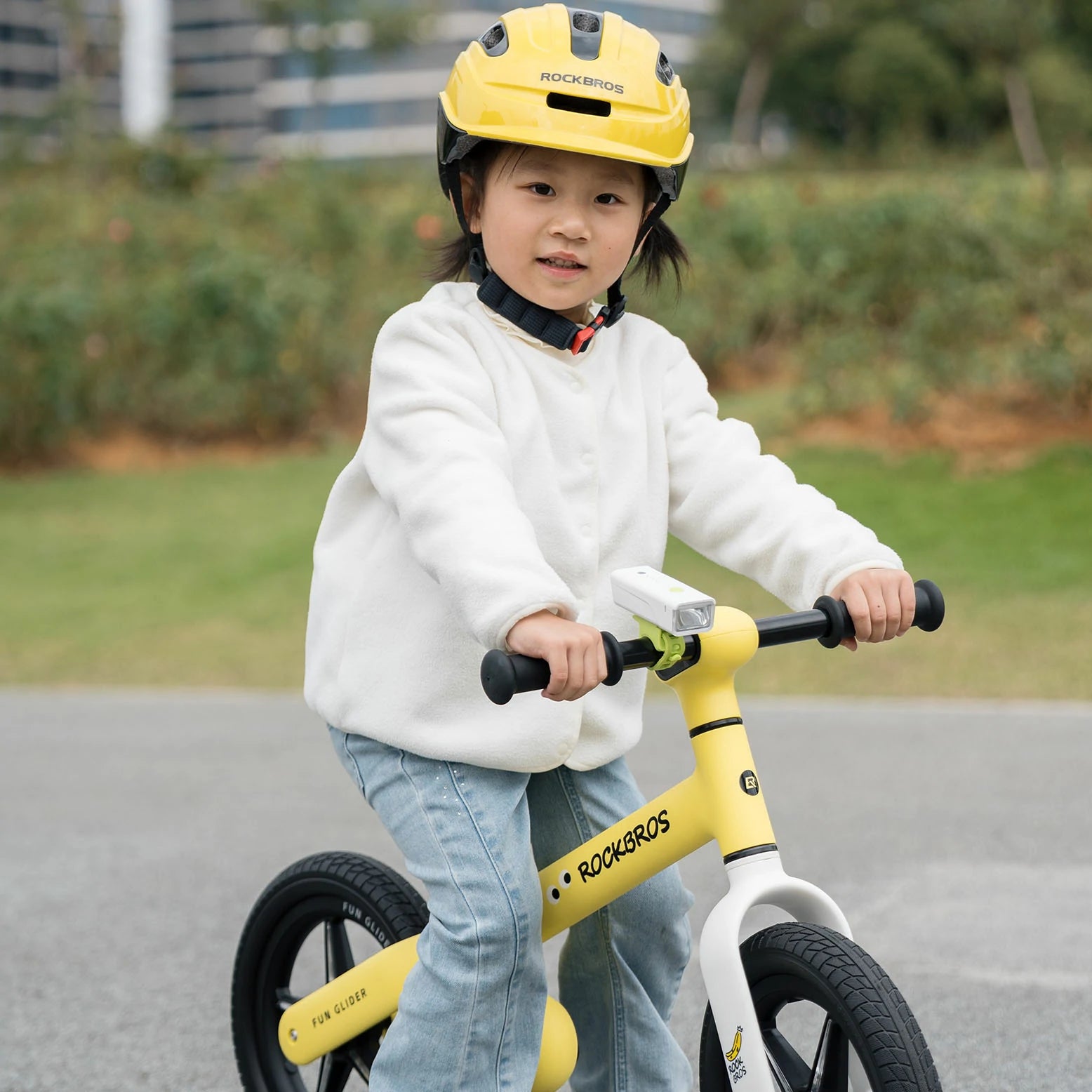 Kids’ Bike Light 260 Lumens Bright Front Safety Light#color_white
