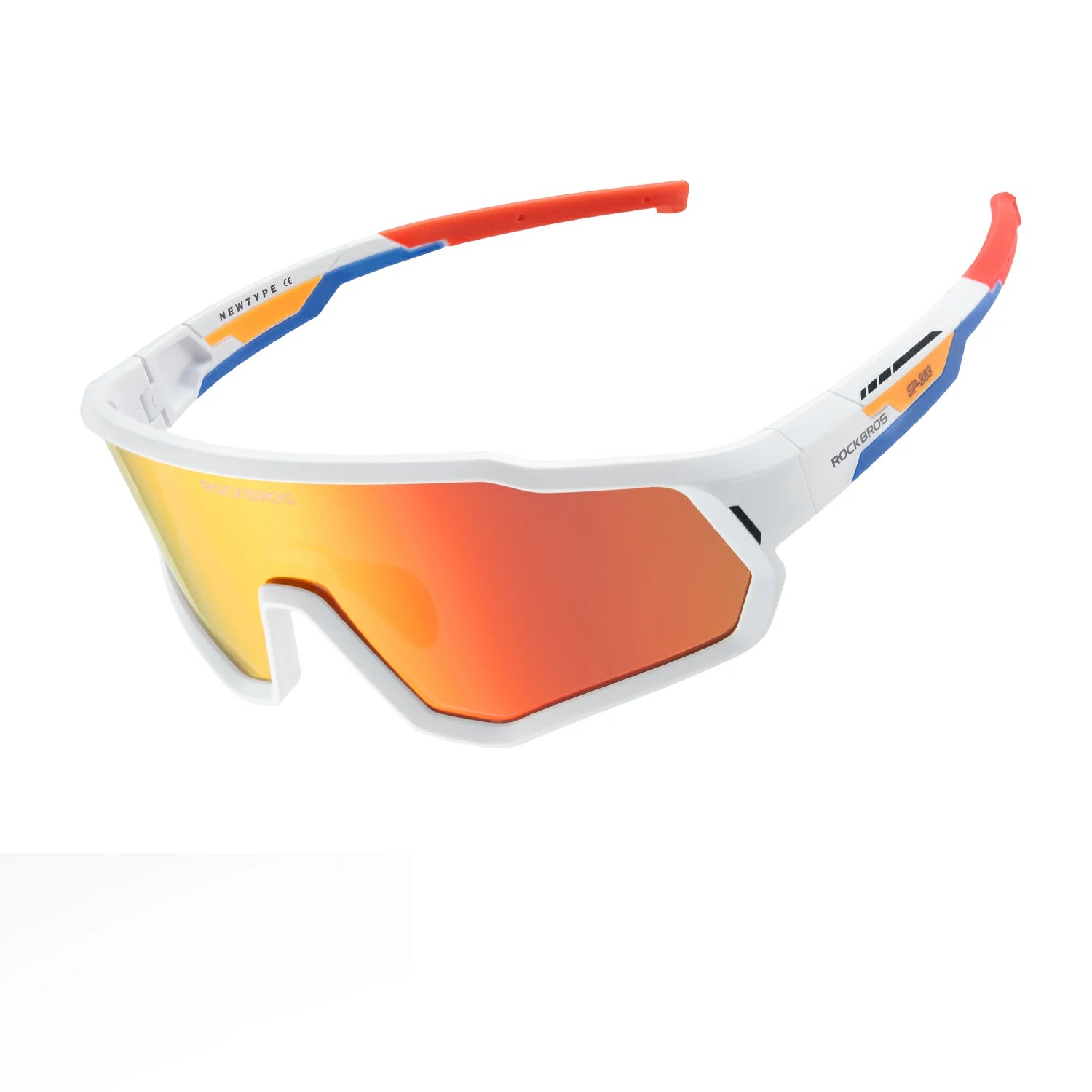 Kids Cycling Sunglasses Polarised & Photochromic UV400 Protection#Type_Polarised-whiite