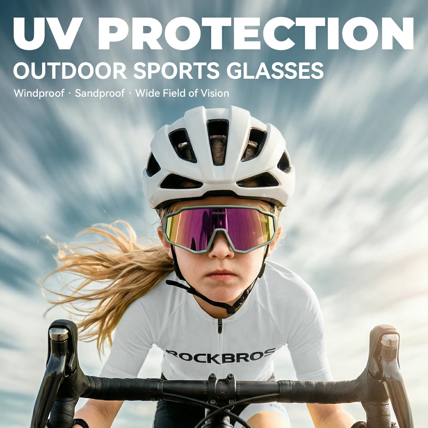 Kids Cycling Sunglasses Polarised & Photochromic UV400 Protection