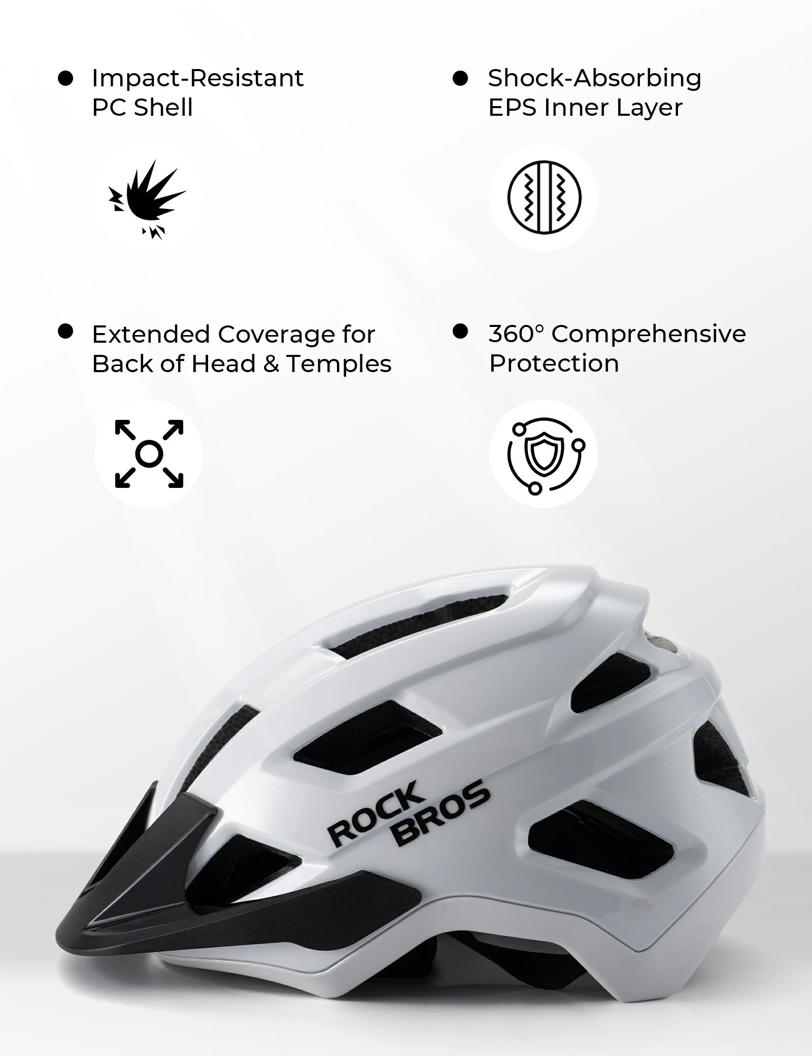kids and youth adjustable bike helmet for cycling, skateboarding, and scooter safety#Color_White
