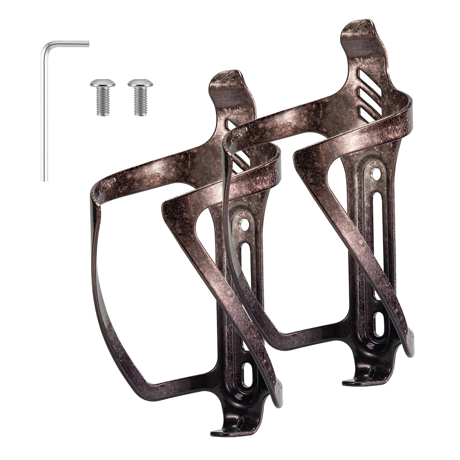 Lightweight Aluminium Bike Bottle Cage#Color_Brown*2