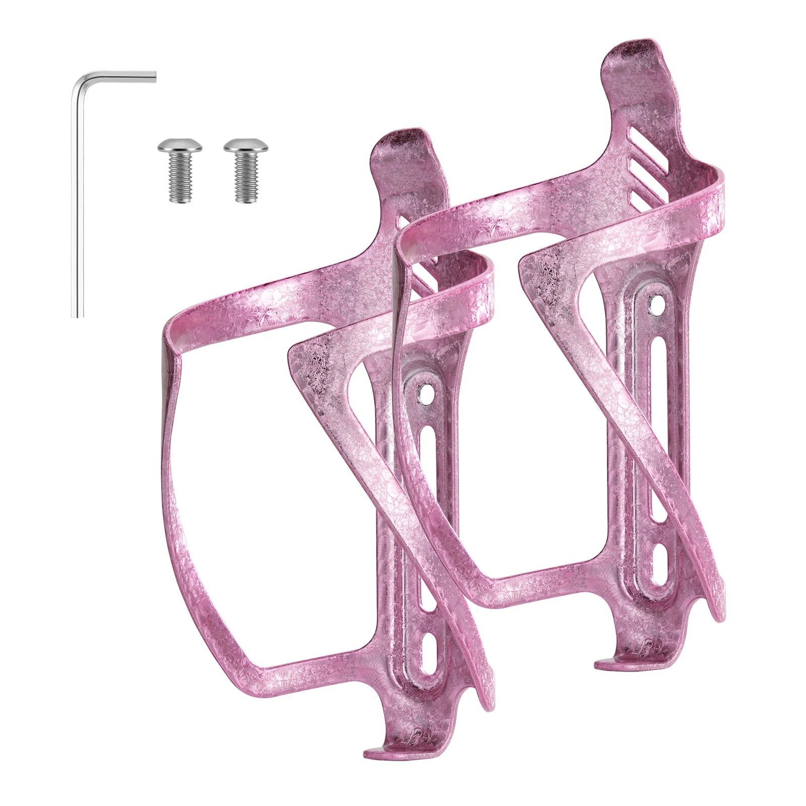 Lightweight Aluminium Bike Bottle Cage#Color_Pink*2