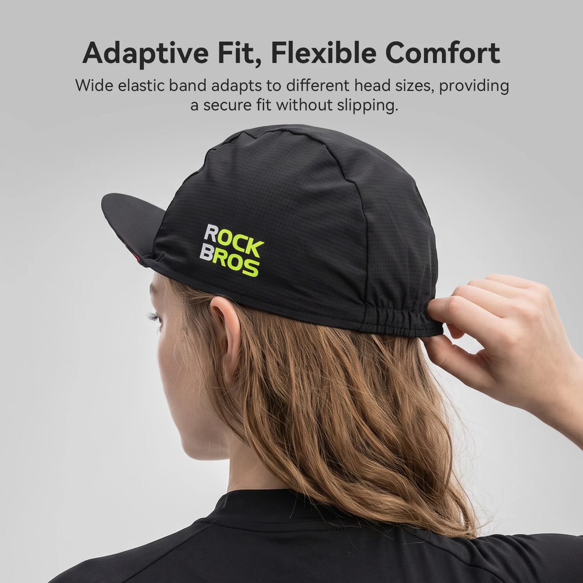 Lightweight breathable cycling cap detail