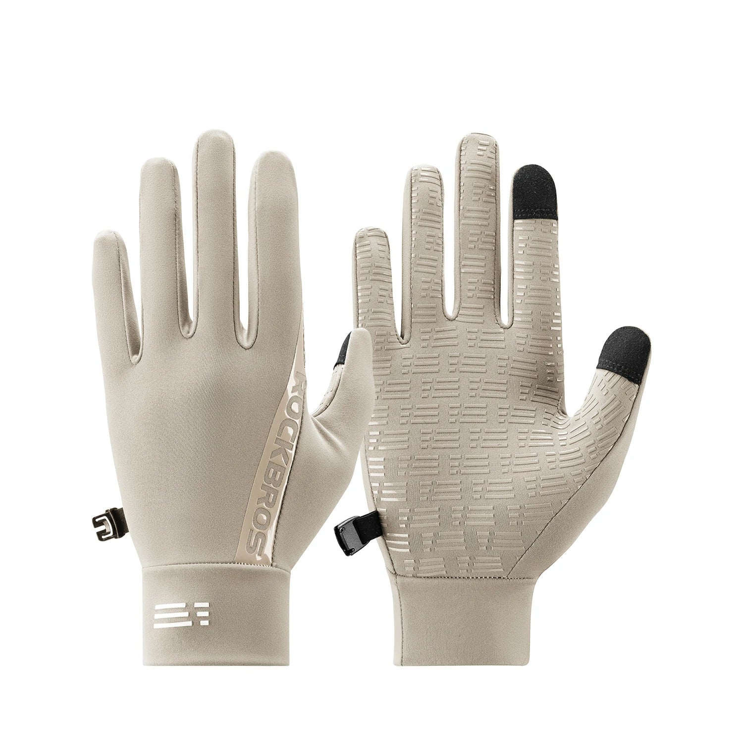 Lightweight Winter Cycling Gloves Windproof & Touchscreen#color_apricot