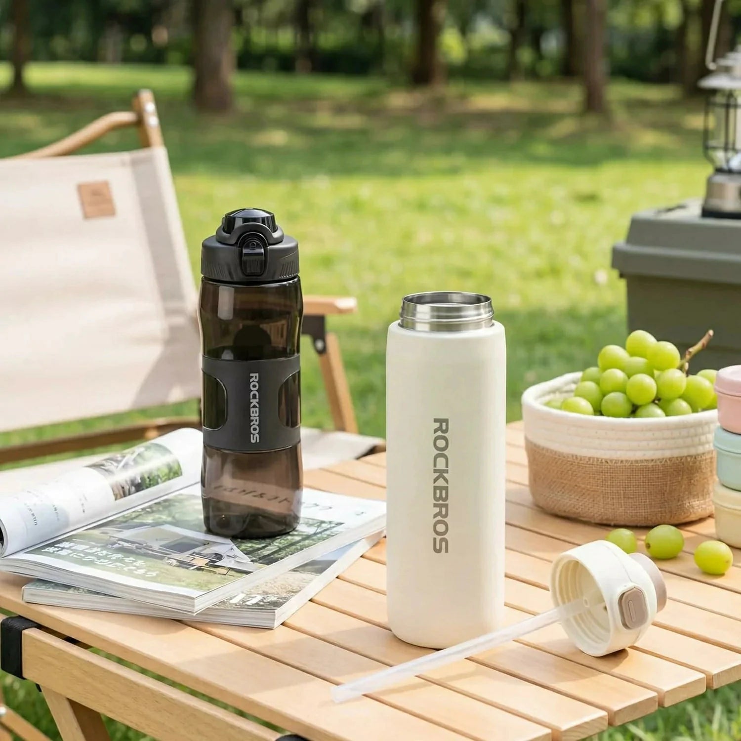 Magnetic Snap-In Bottle Mount with Strap#Type_550ml Insulated Bottle