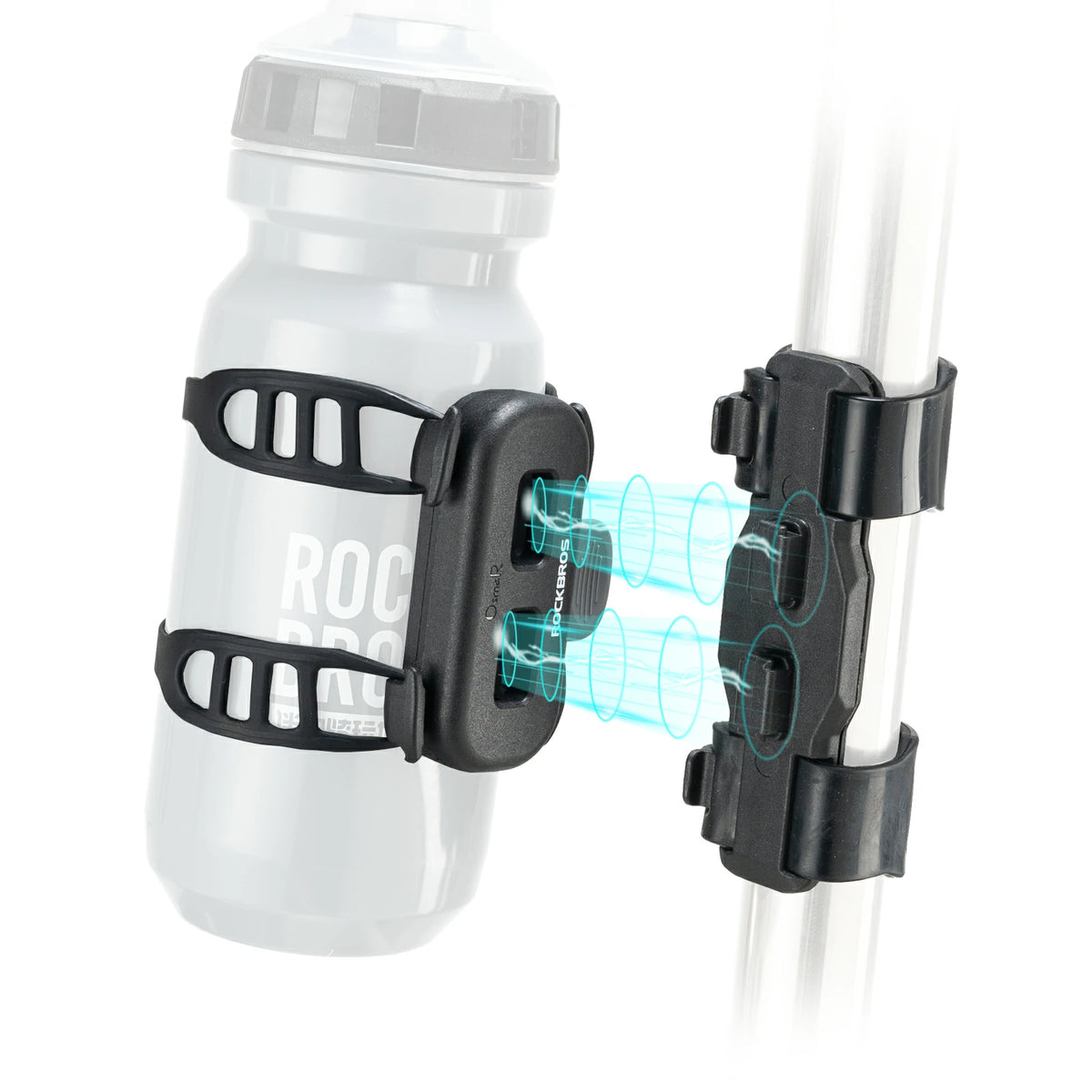 fahrradtasche trinkflasche Magnetic Strap-Type Bike Water Bottle Cage Bottle Holder ROCKBROS Colour:HONEY Fahrrad Wandhalterung Friedrich aus warehouse:gennevilliers Strap has EPDM rubber