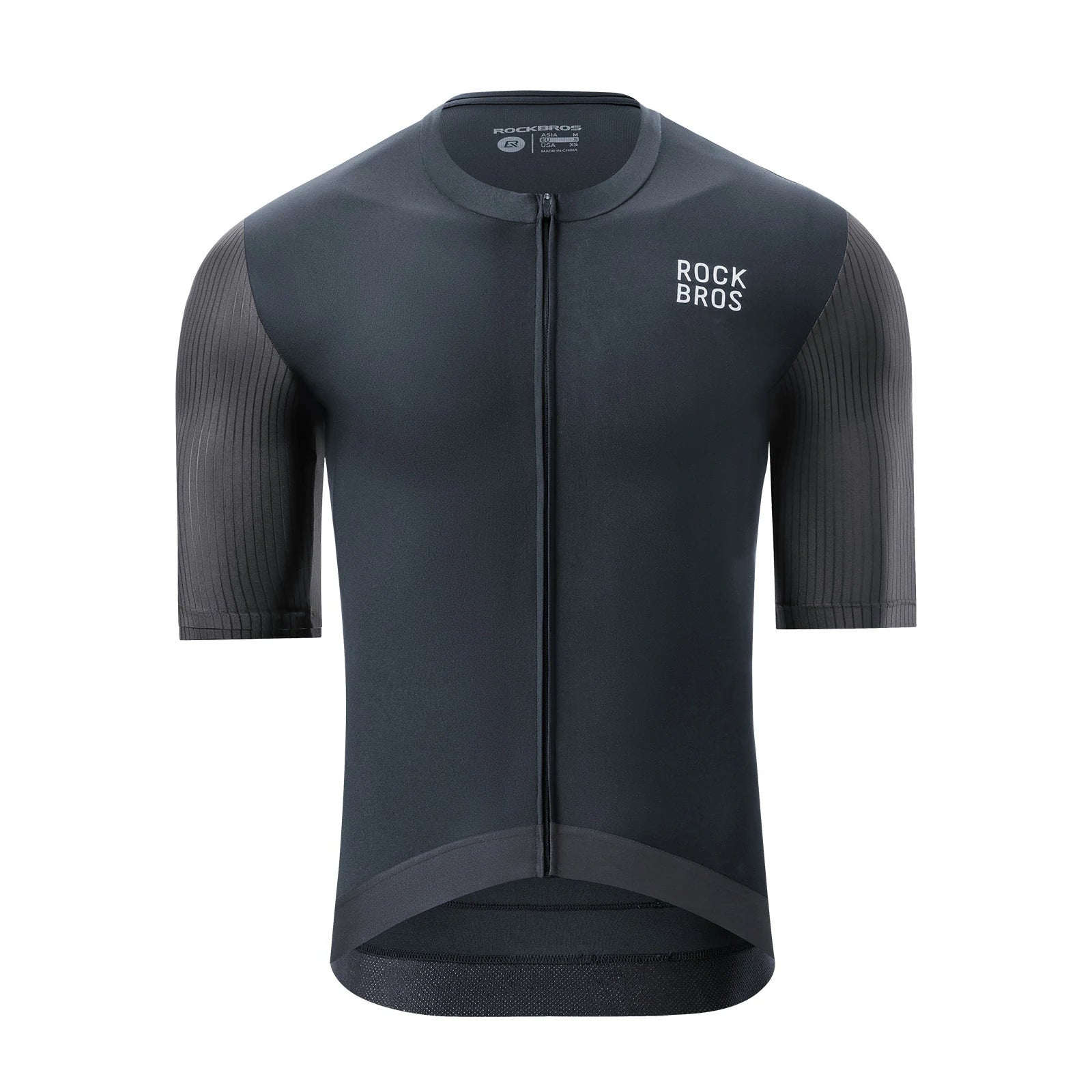 Men’s Cycling Jersey Short Sleeve Road Bike Jersey#Color_black
