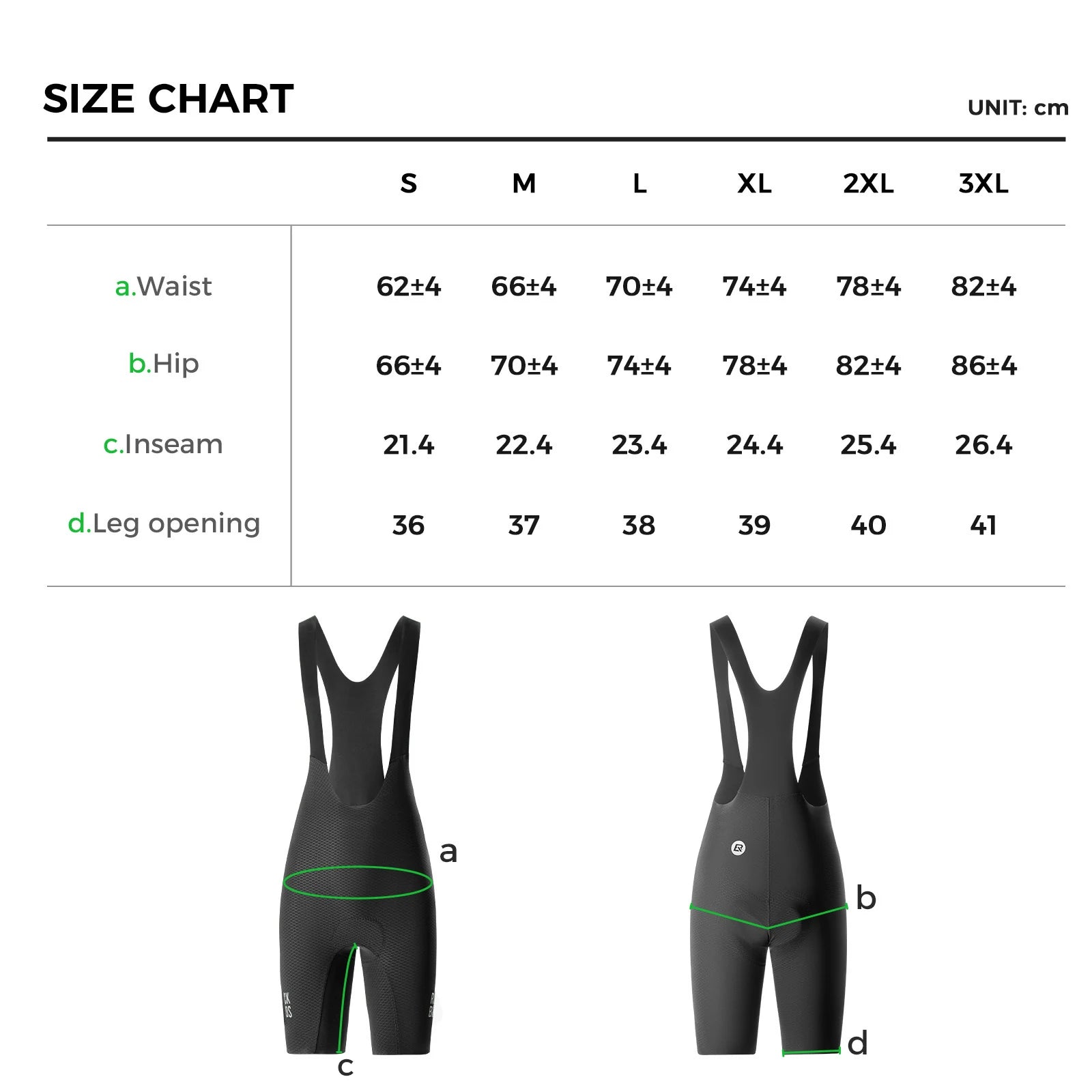 ROCKBROS mens cycling bib shorts featuring rockbros logo