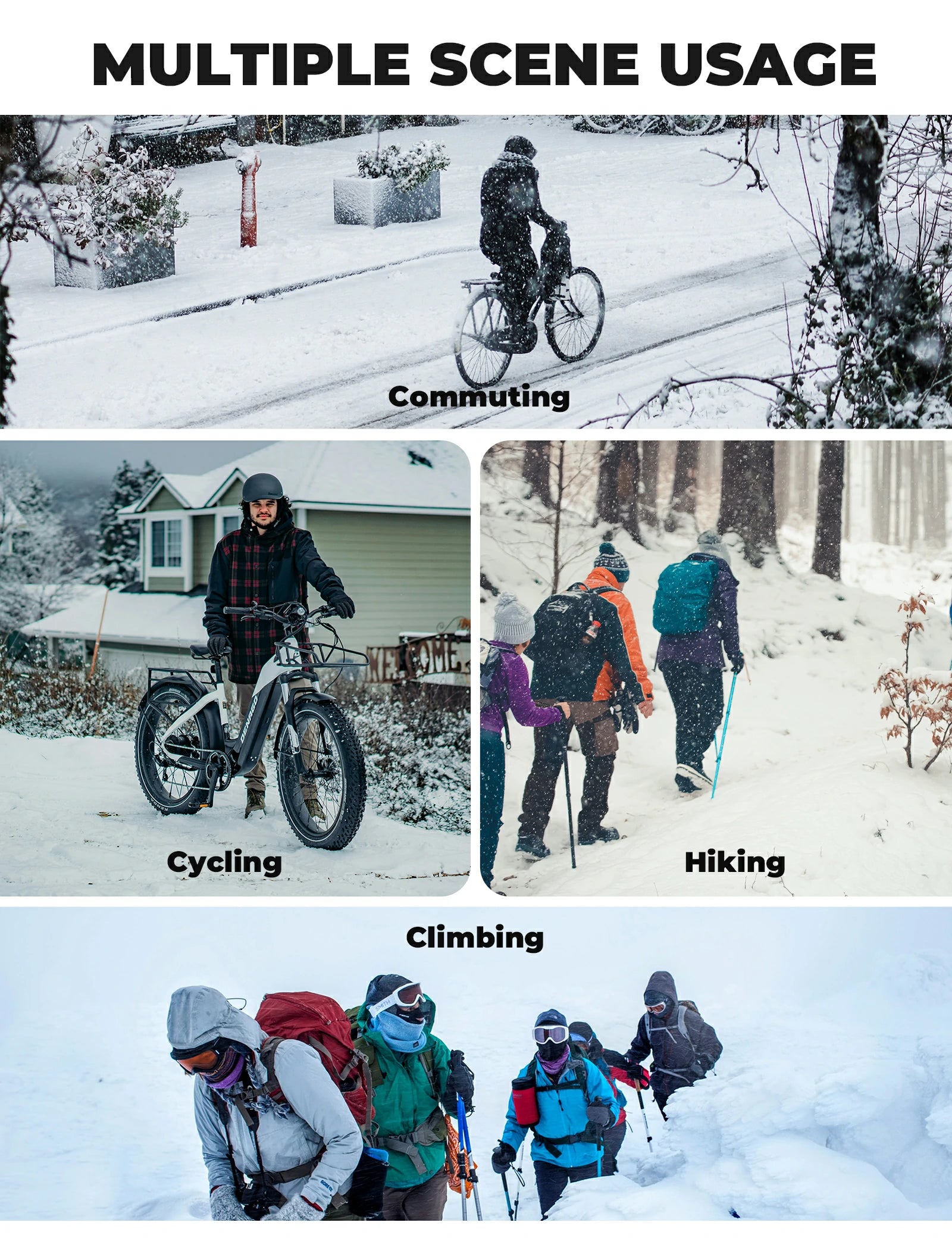 Windproof graphene cycling jacket for men with adjustable heating settings