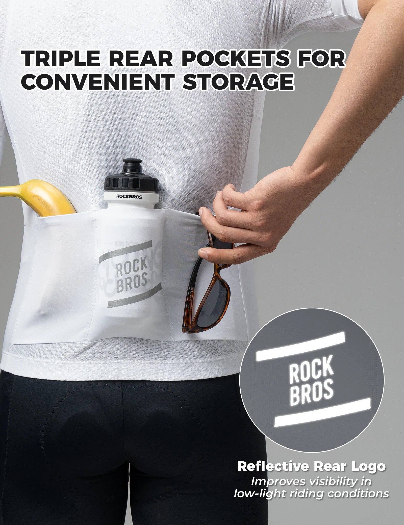 Men’s Short Sleeve Cycling Jersey – Lightweight, Breathable & Quick Dry