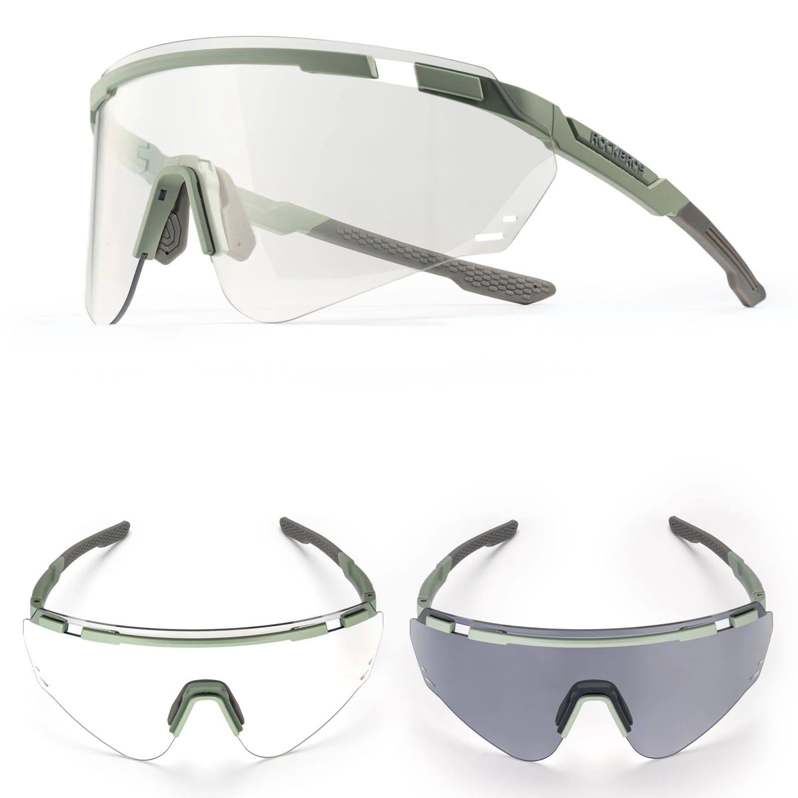 Photochromic Cycling Glasses with UV400 Protection#color_Gray