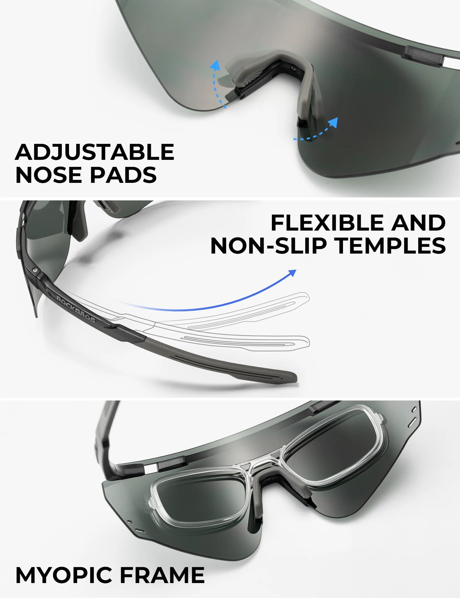 Photochromic Cycling Glasses with UV400 Protection