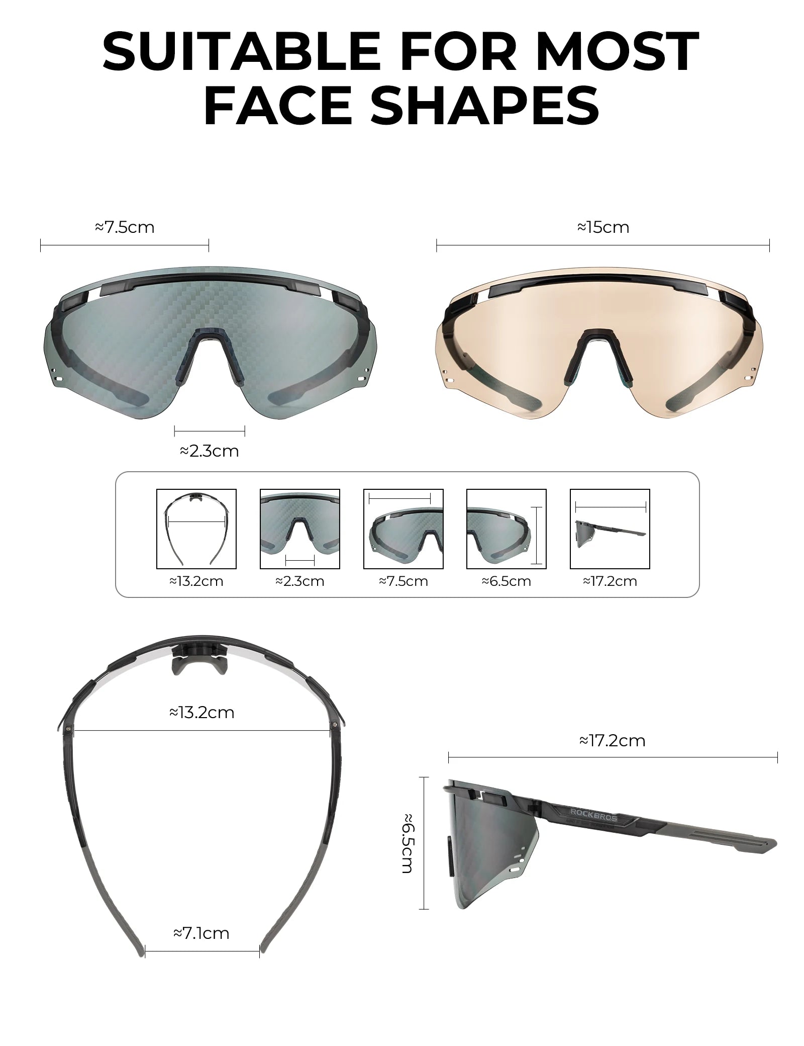 Photochromic Cycling Glasses with UV400 Protection