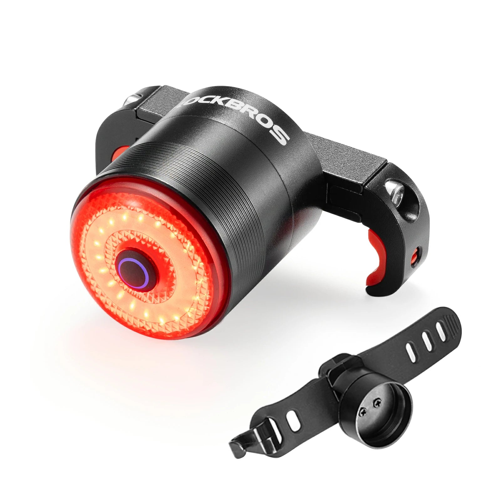 q5mini smart bike rear light ipx6 waterproof led brake light for cycling