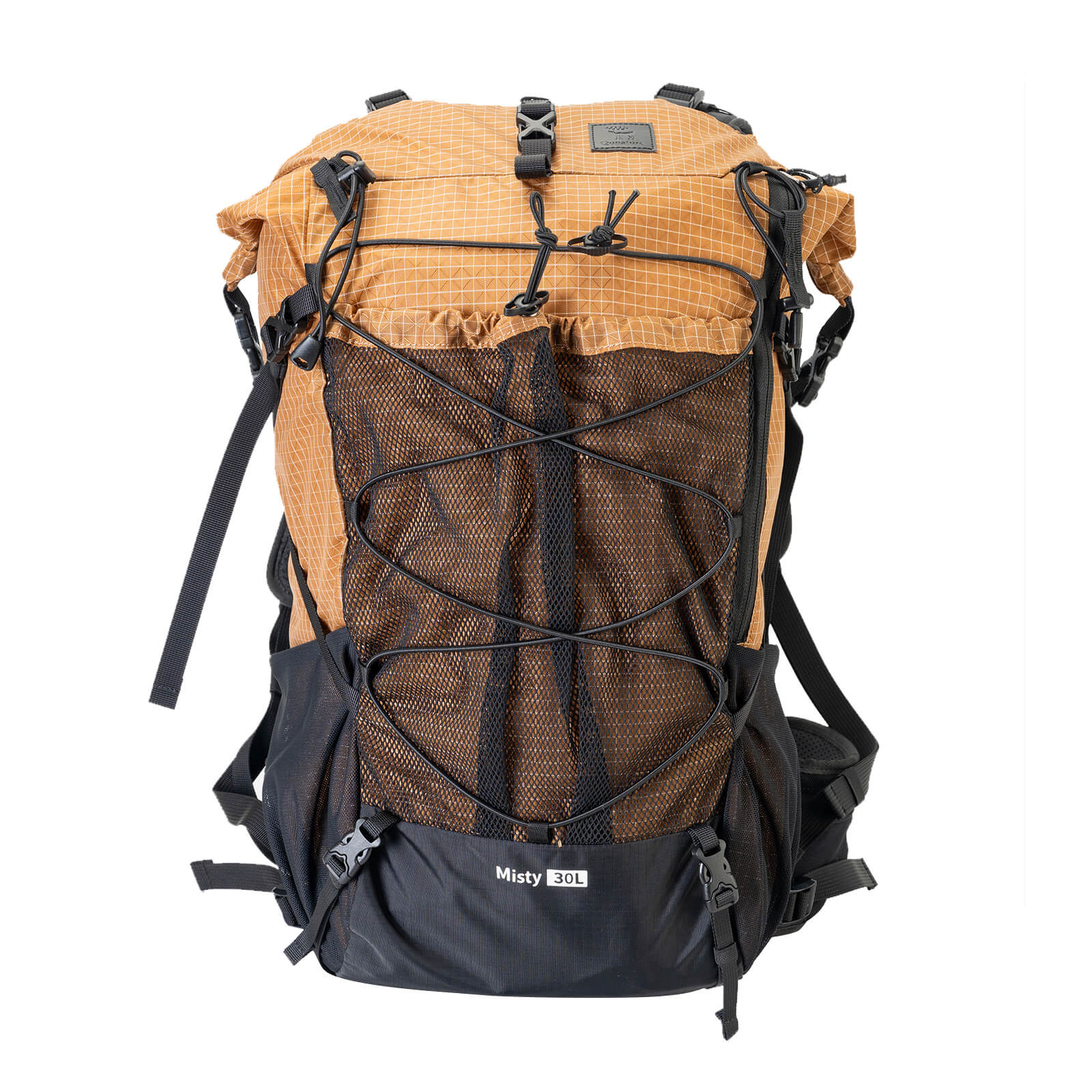 Qunature lightweight hiking backpack designed for outdoor adventures, offering comfort, durability, and practical storage options. #Color_Khaki