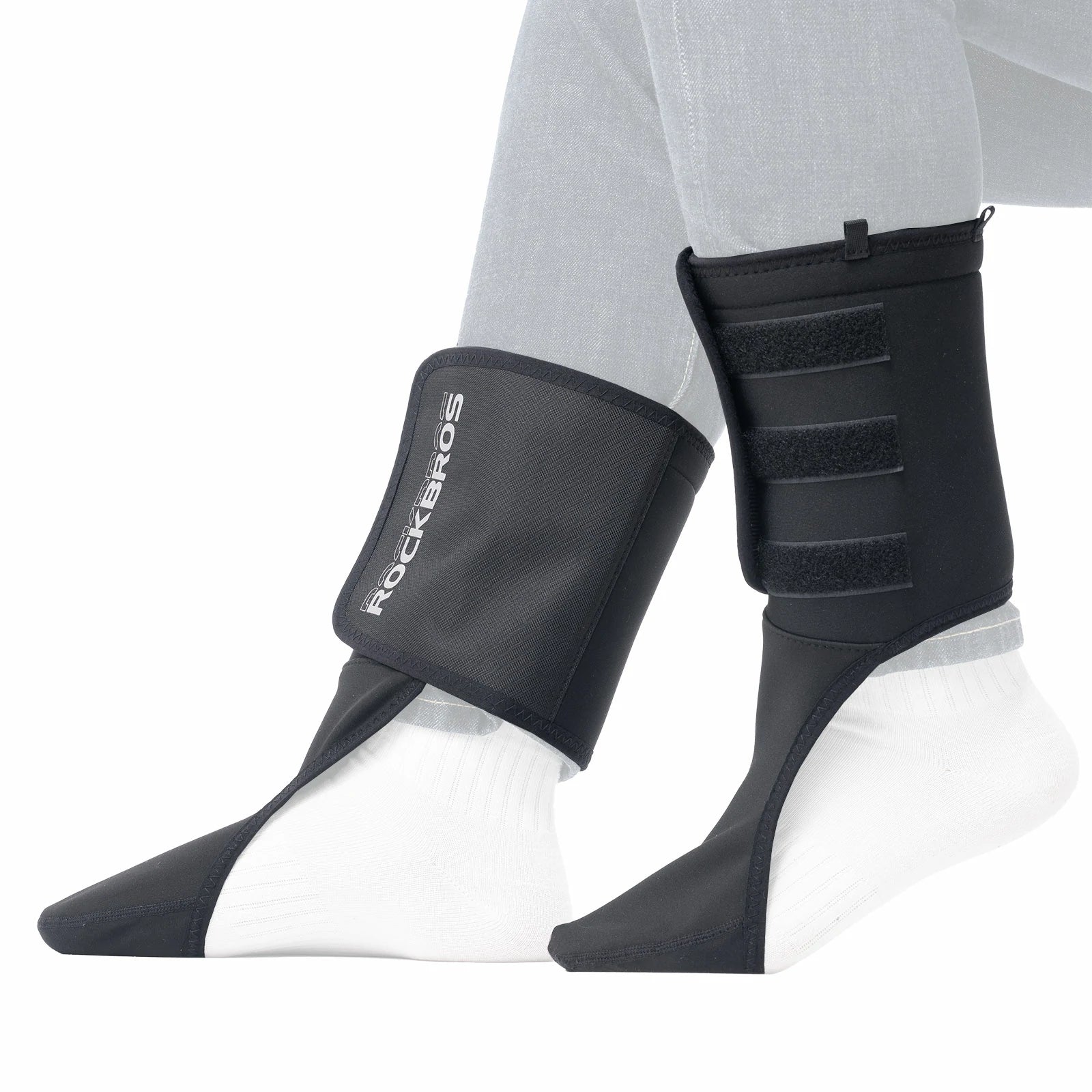 ROCKBROS reusable ankle warmers windproof winter